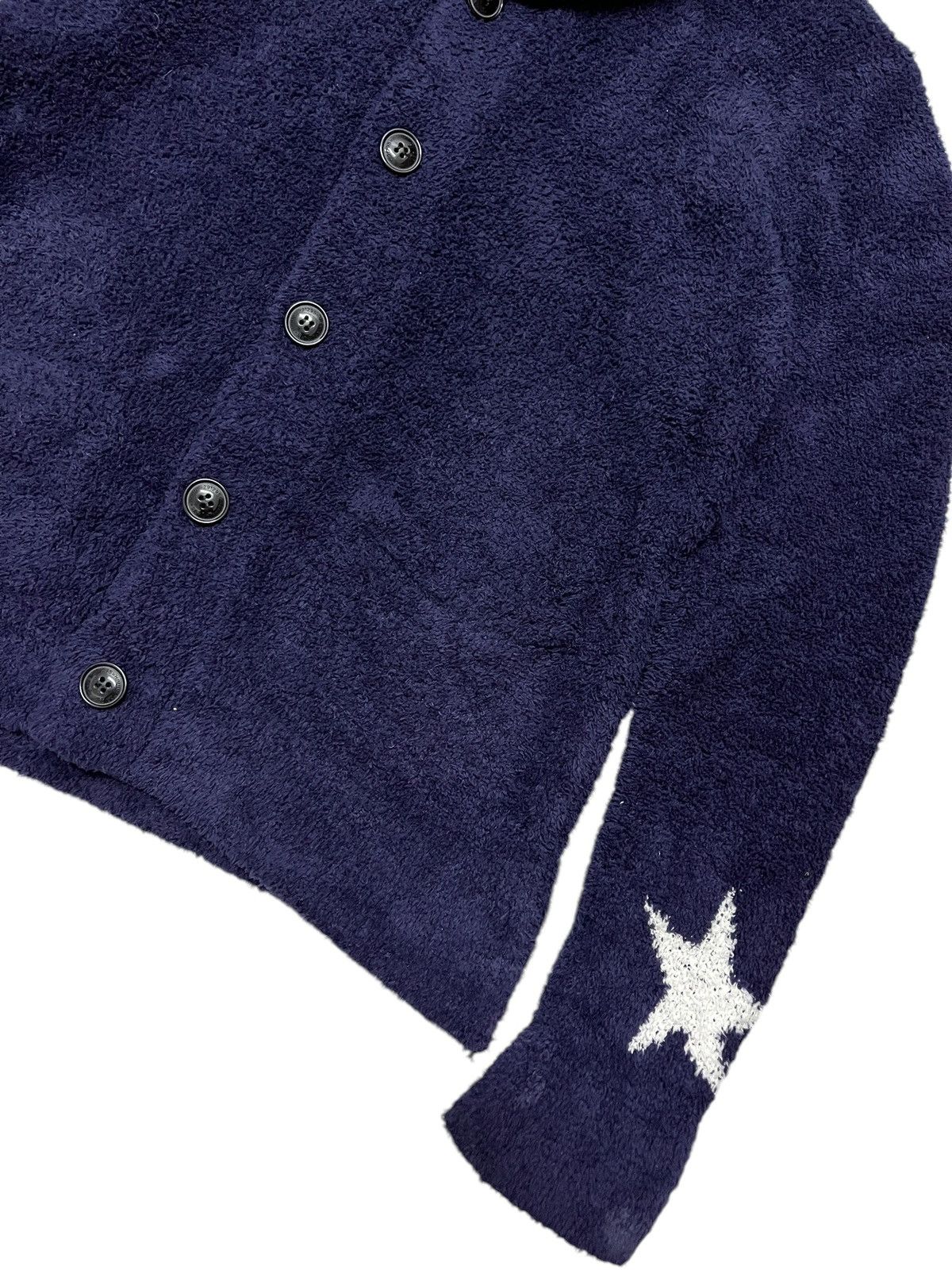20471120 × Hysteric Glamour × If Six Was Nine 291295 Homme Punk Towel Shirt Cardigan Size US M / EU 48-50 / 2 - 3 Thumbnail