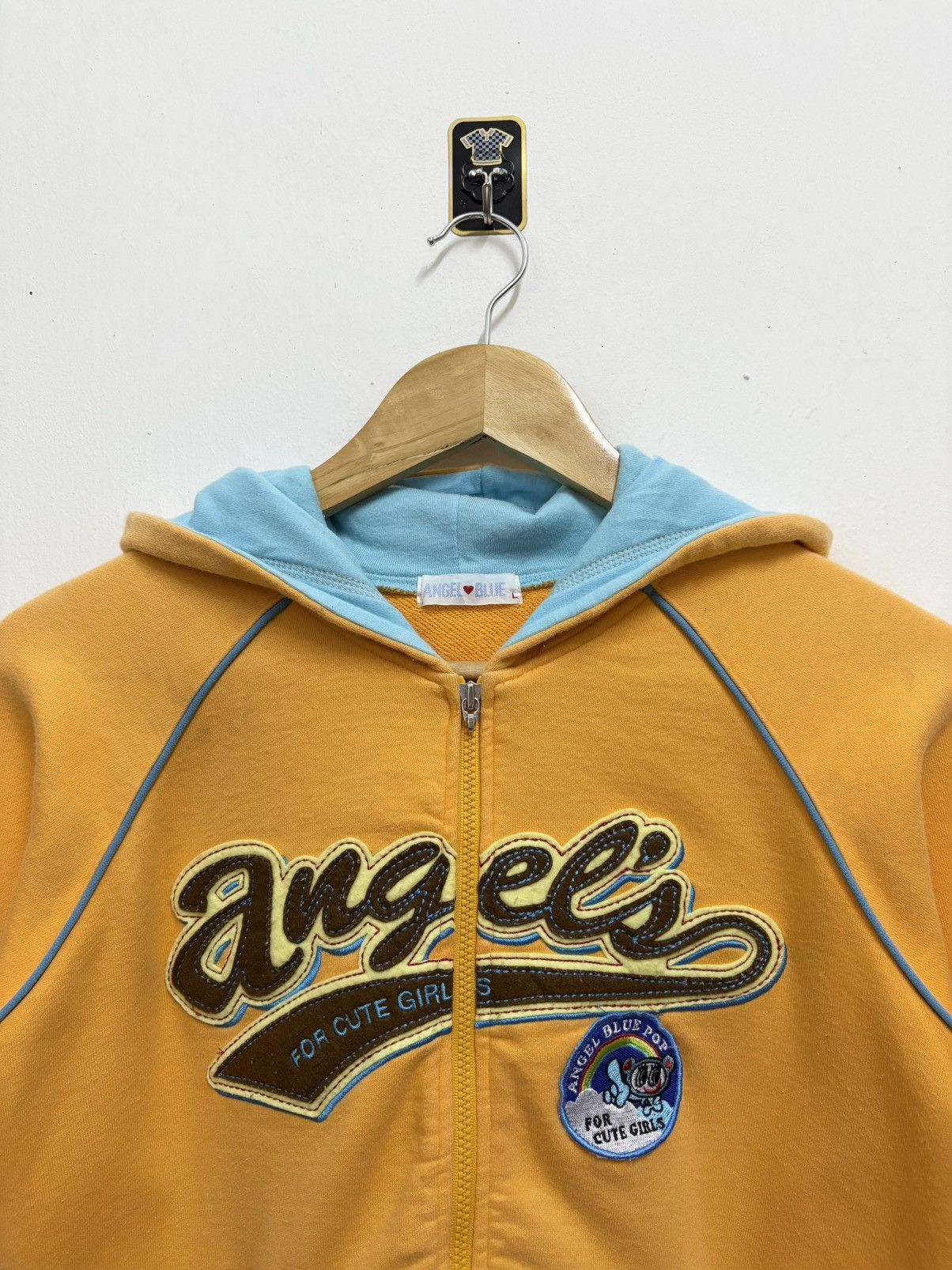 Angel Blue 2000’s Angel Blue “ For Cute Girl “ Oren L/S Hoodie Zipper Size M / US 6-8 / IT 42-44 - 3 Thumbnail