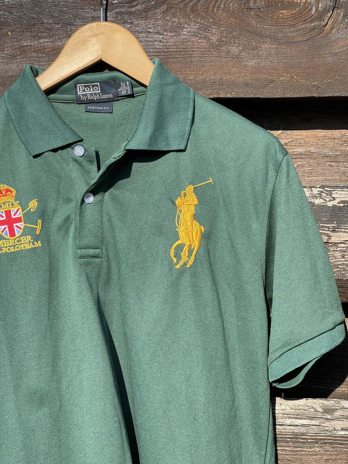 Polo Ralph Lauren Polo Ralph Lauren Mercer Polo Tee Chief Keef style Size US L / EU 52-54 / 3 - 3 Thumbnail