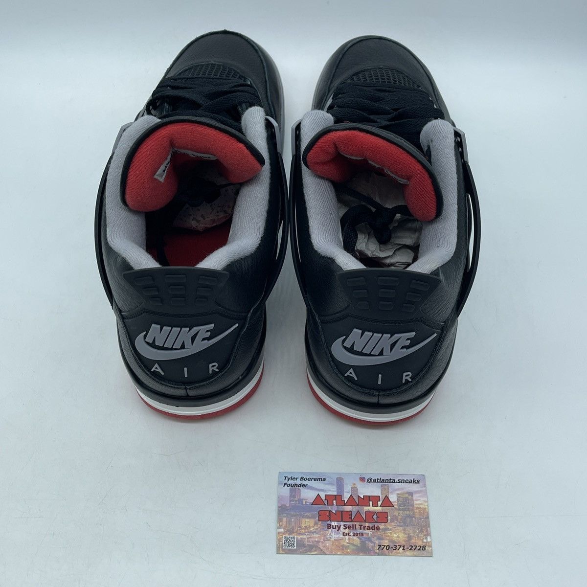 Jordan Brand Air Jordan 4 bred reimagined Size US 12.5 / EU 45-46 - 6 Thumbnail