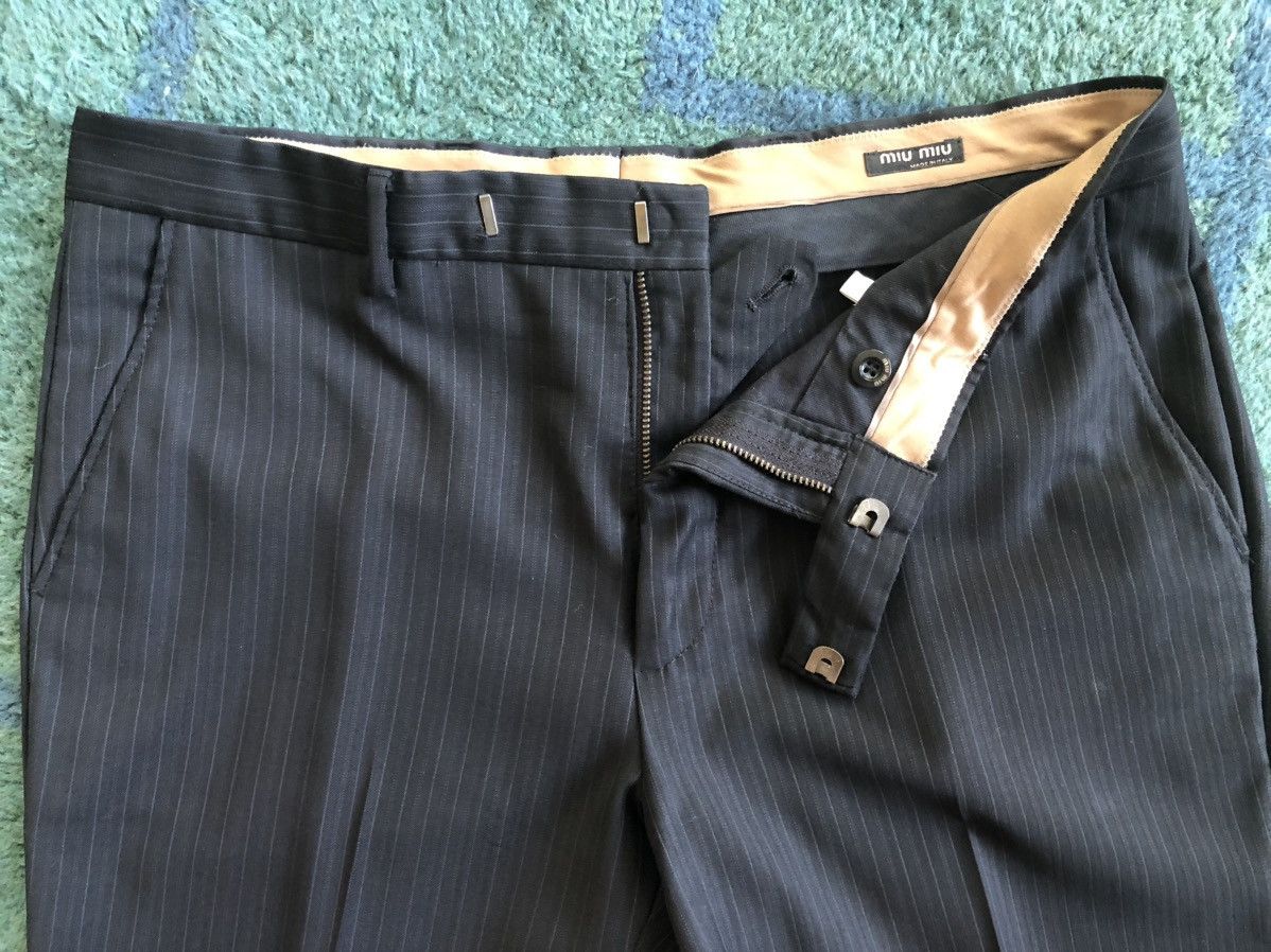Miu Miu Miu Miu Dress Wool Pant Euro Size 50 Size 40R - 10 Thumbnail