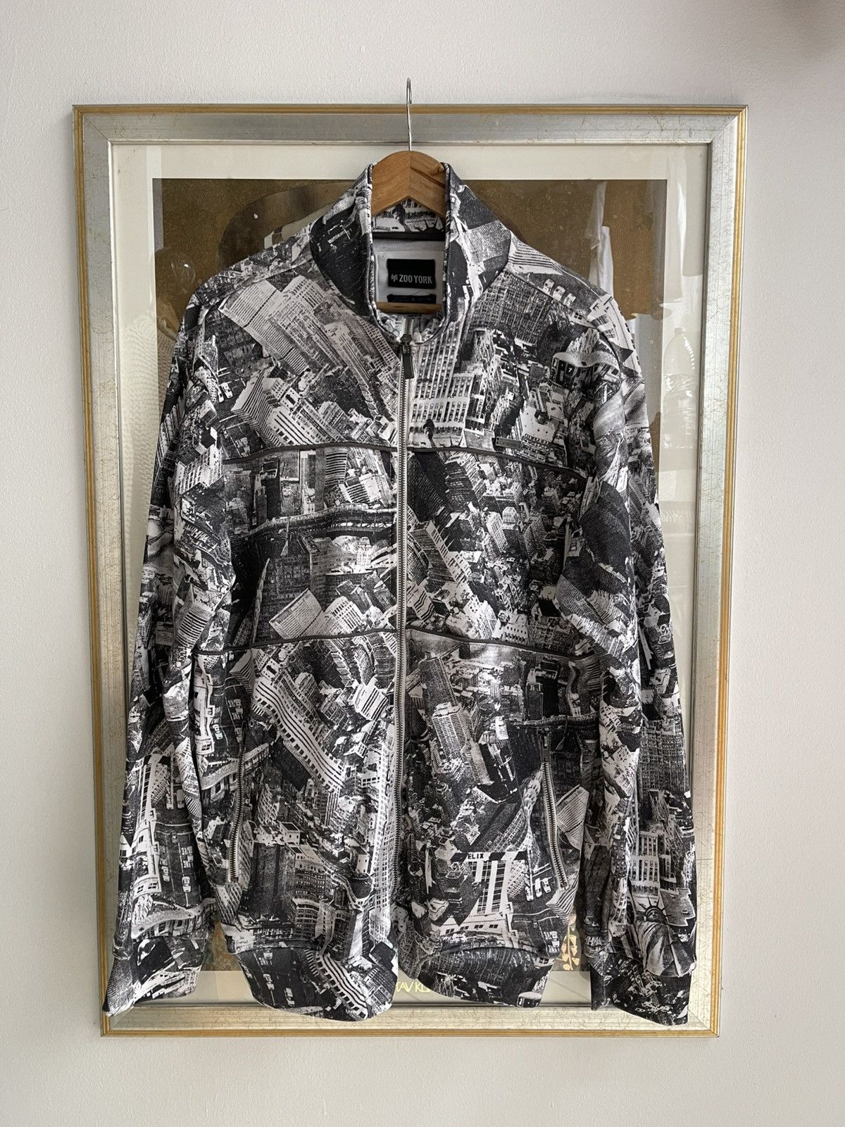 Zoo York Vintage Zoo York New York Landscape Zip Up Sweater Aop Size US XL / EU 56 / 4 - 1 Thumbnail