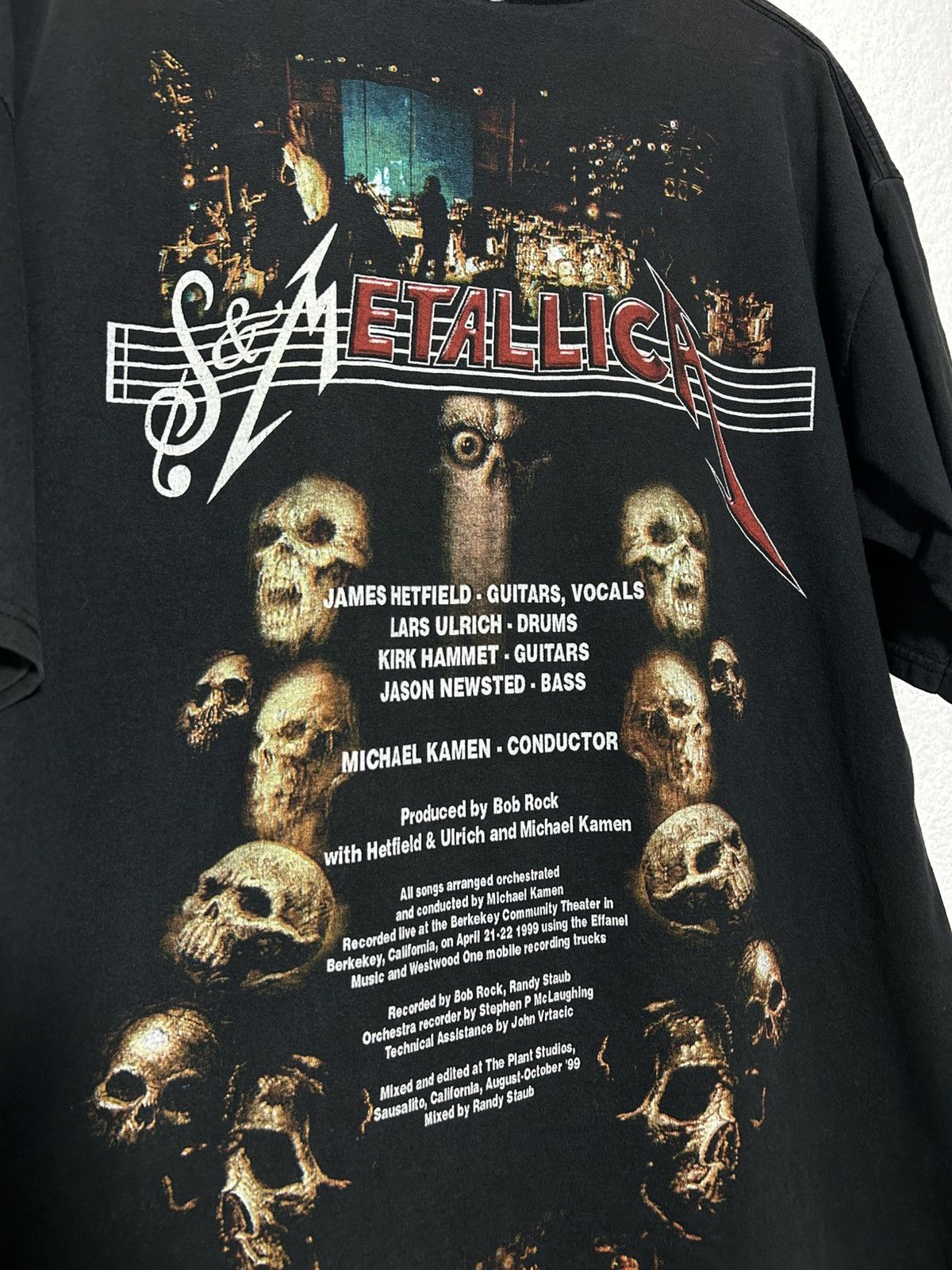 Metallica × Mexicana × Vintage 1999 Metallica “S&M” Rare Mexican Shirt Size US XL / EU 56 / 4 - 5 Thumbnail