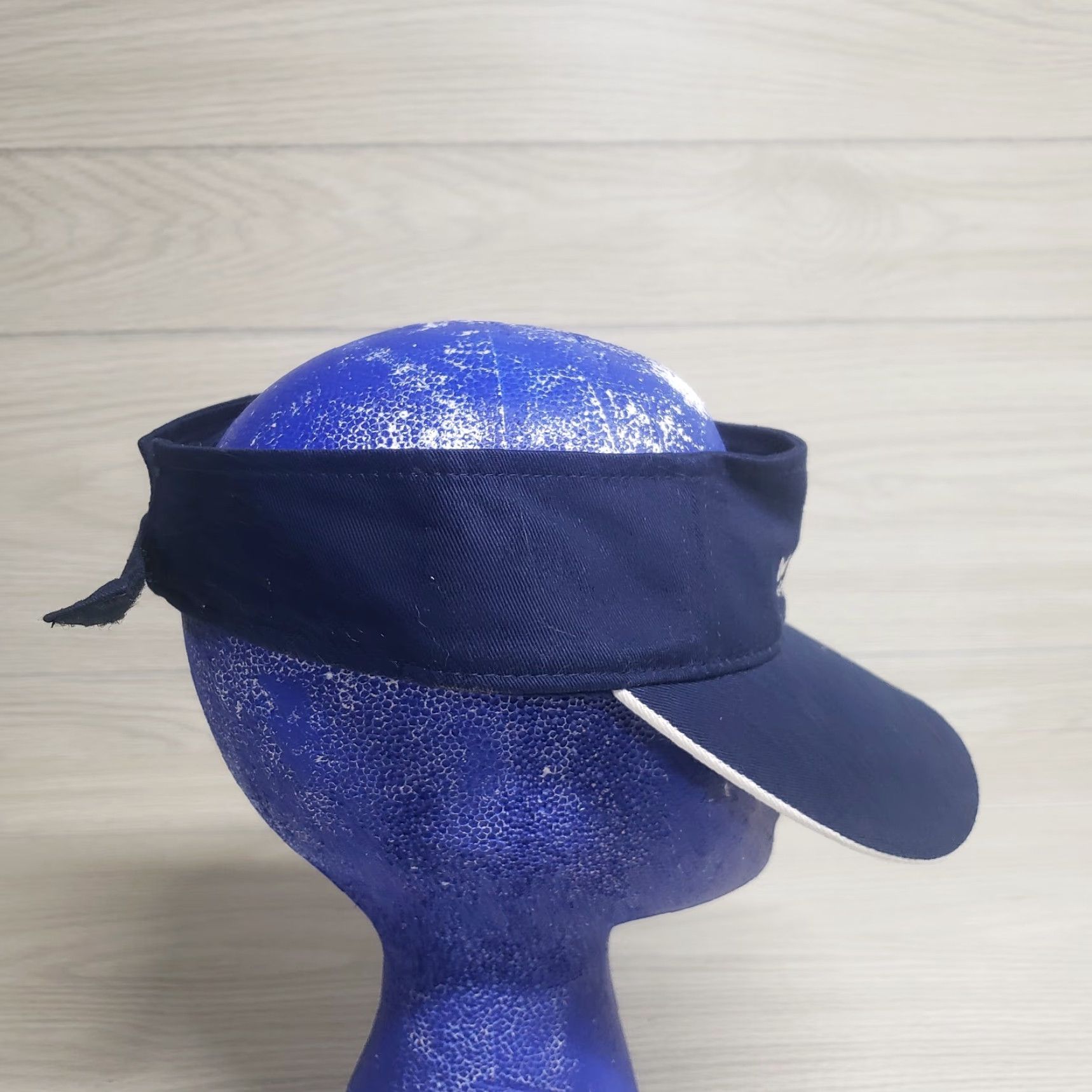 Vintage VINTAGE Martin Wealth Solutions Logo Blue Visor Hat Cap Running Size ONE SIZE - 3 Thumbnail