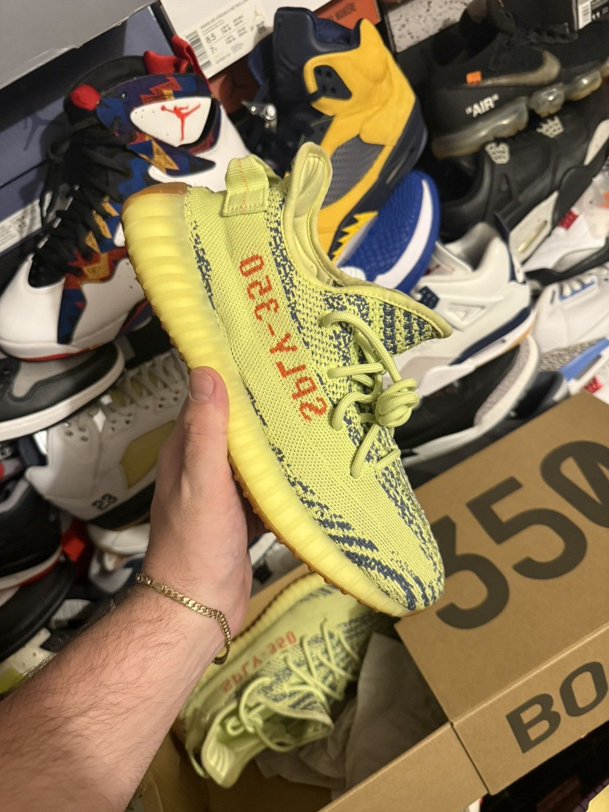 Yeezy 350 boost semi frozen sz 8