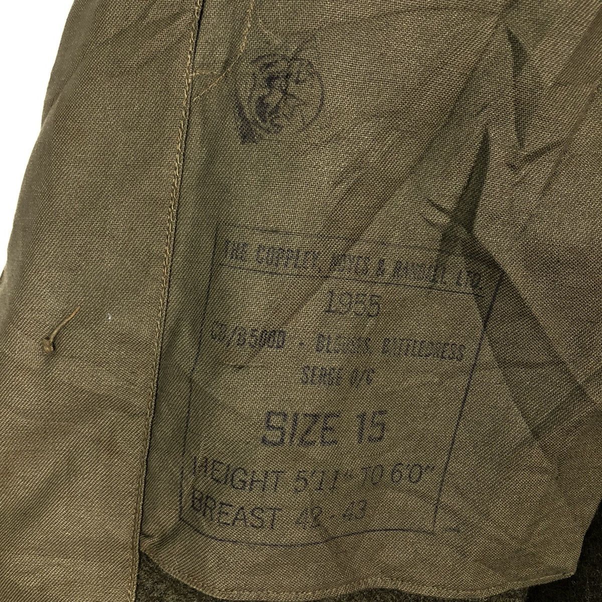 Vintage 🔥TRUE VINTAGE 1955 MILITARY CARGO JACKET BELT BUZZ RICKSONS Size US M / EU 48-50 / 2 - 17 Thumbnail