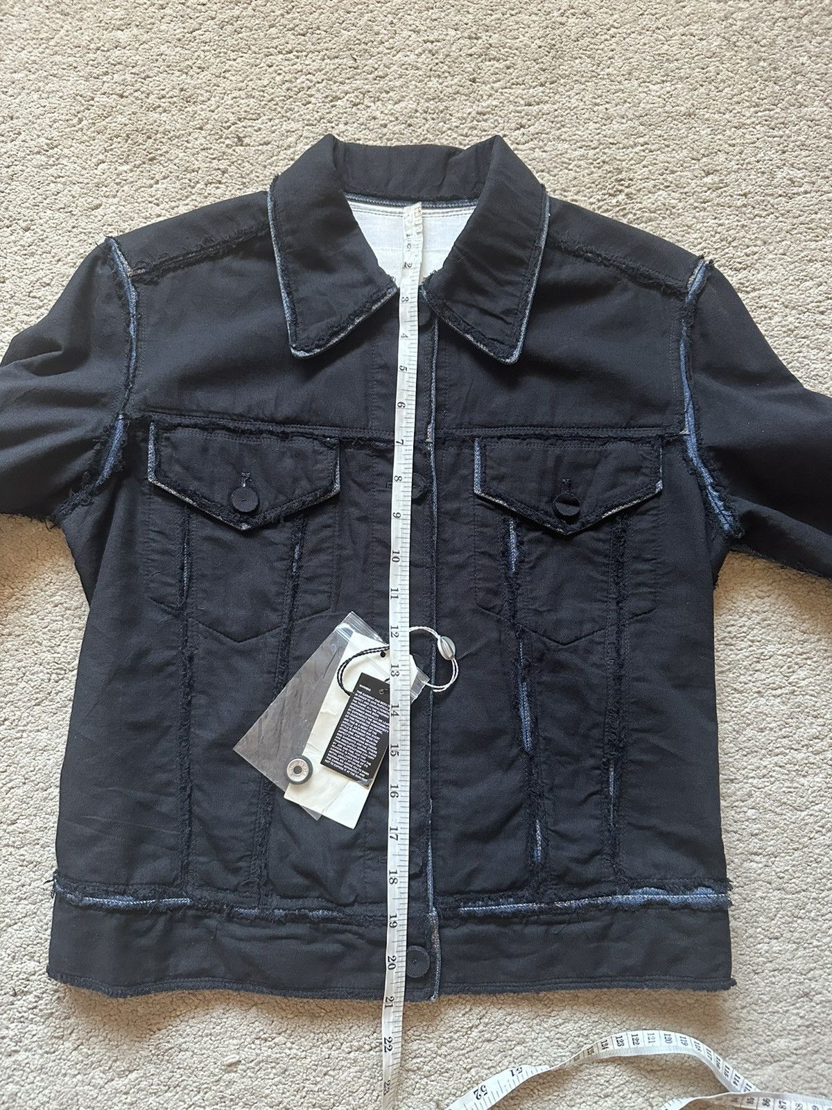 Maison Margiela FW04 Artisanal Maison Margiela Black Overlay Jacket Size US XS / EU 42 / 0 - 20 Thumbnail