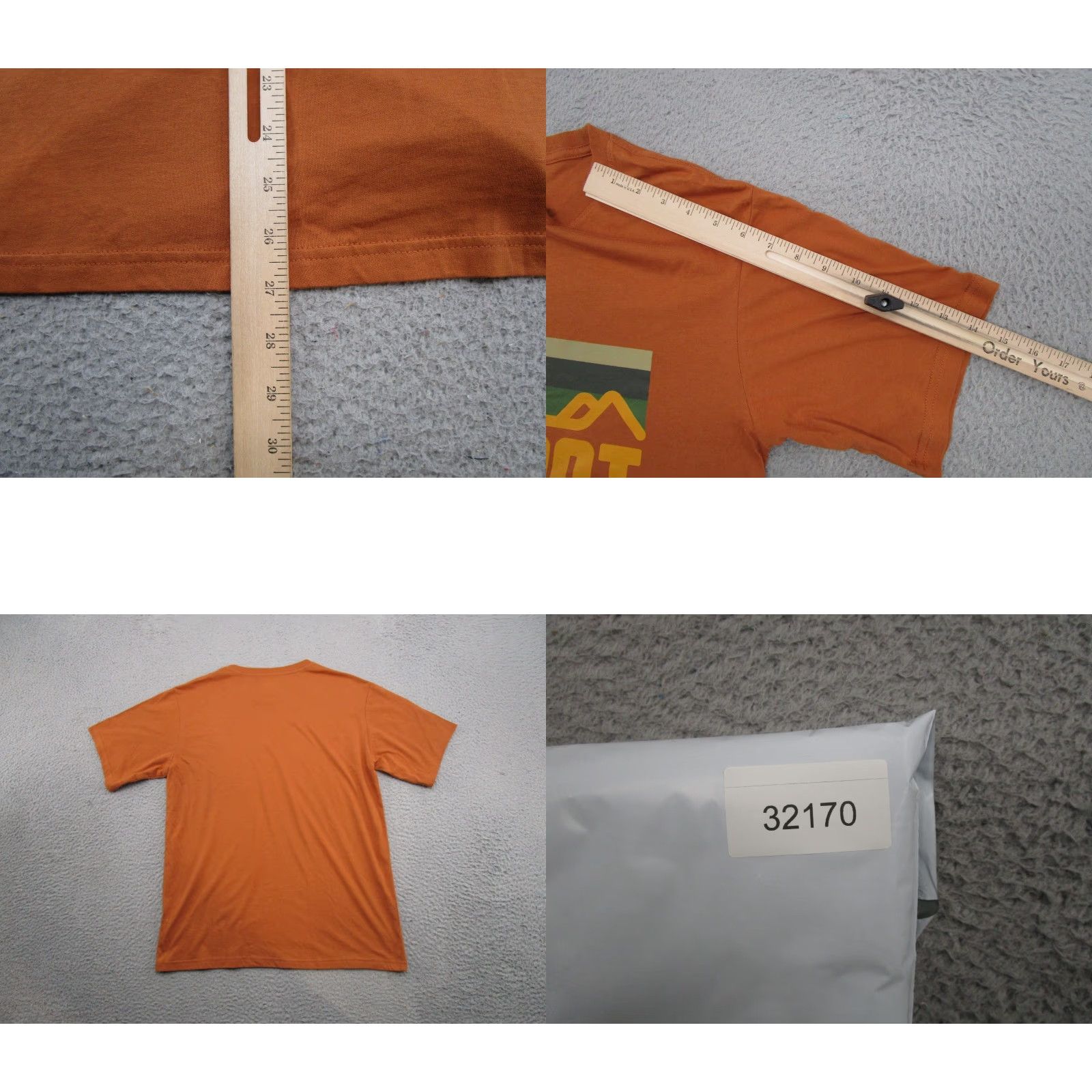 Marmot Marmot Outdoors Mountain Graphic Logo Spell Out Orange T-Shirt Mens Size M Size US M / EU 48-50 / 2 - 8 Thumbnail