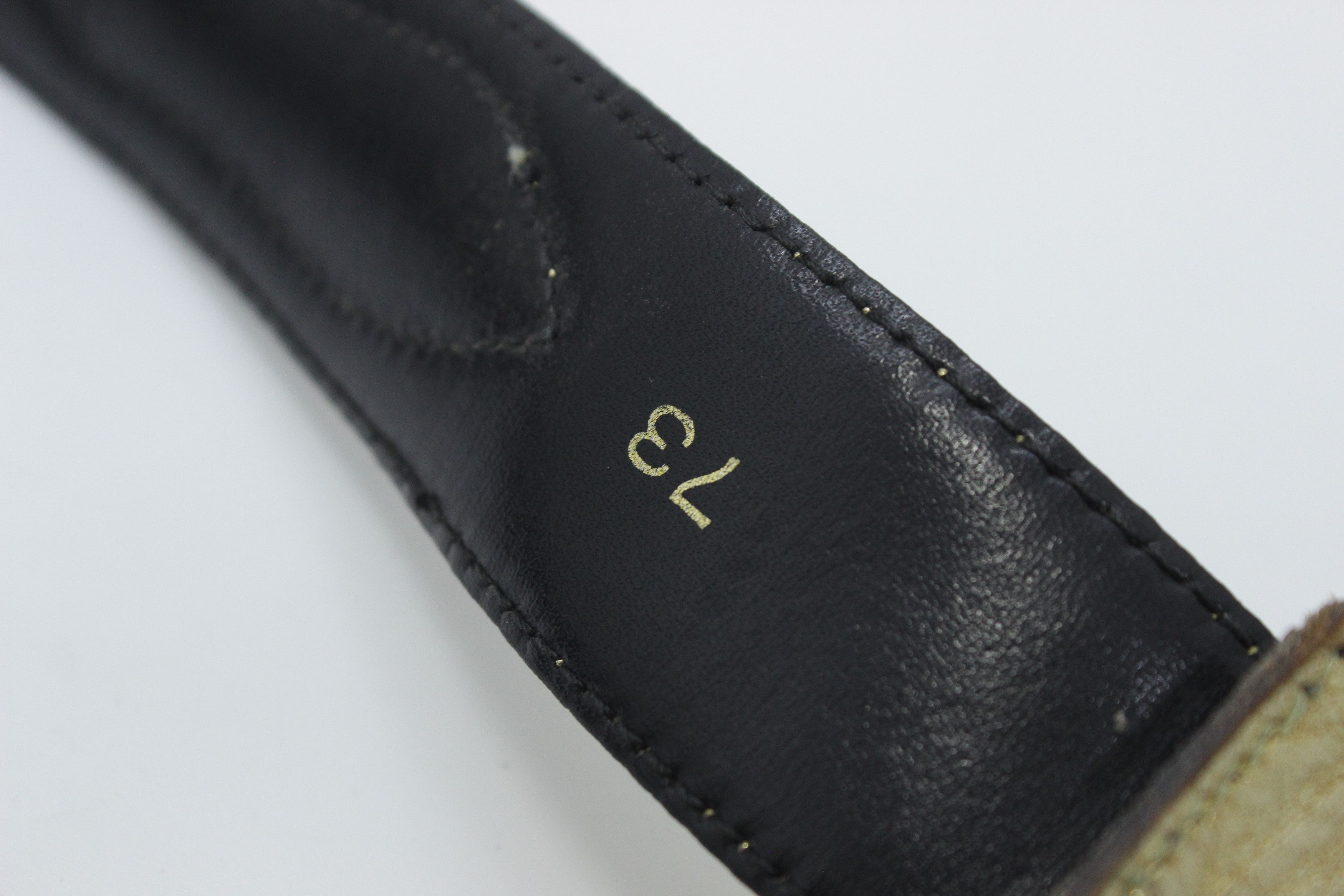 Moschino 90S Heart Logo Leather Belt Vintage Size ONE SIZE - 5 Thumbnail