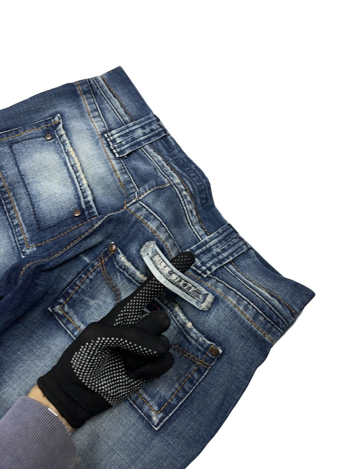Miss Sixty Vintage y2k Miss Sixty Low Rise Jeans Distressed Denim Size 33" - 11 Thumbnail
