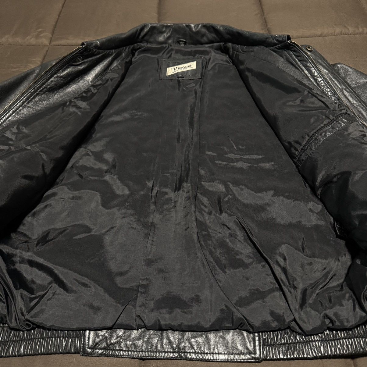 Vintage Viaggo Leather Jacket Size US M / EU 48-50 / 2 - 5 Thumbnail