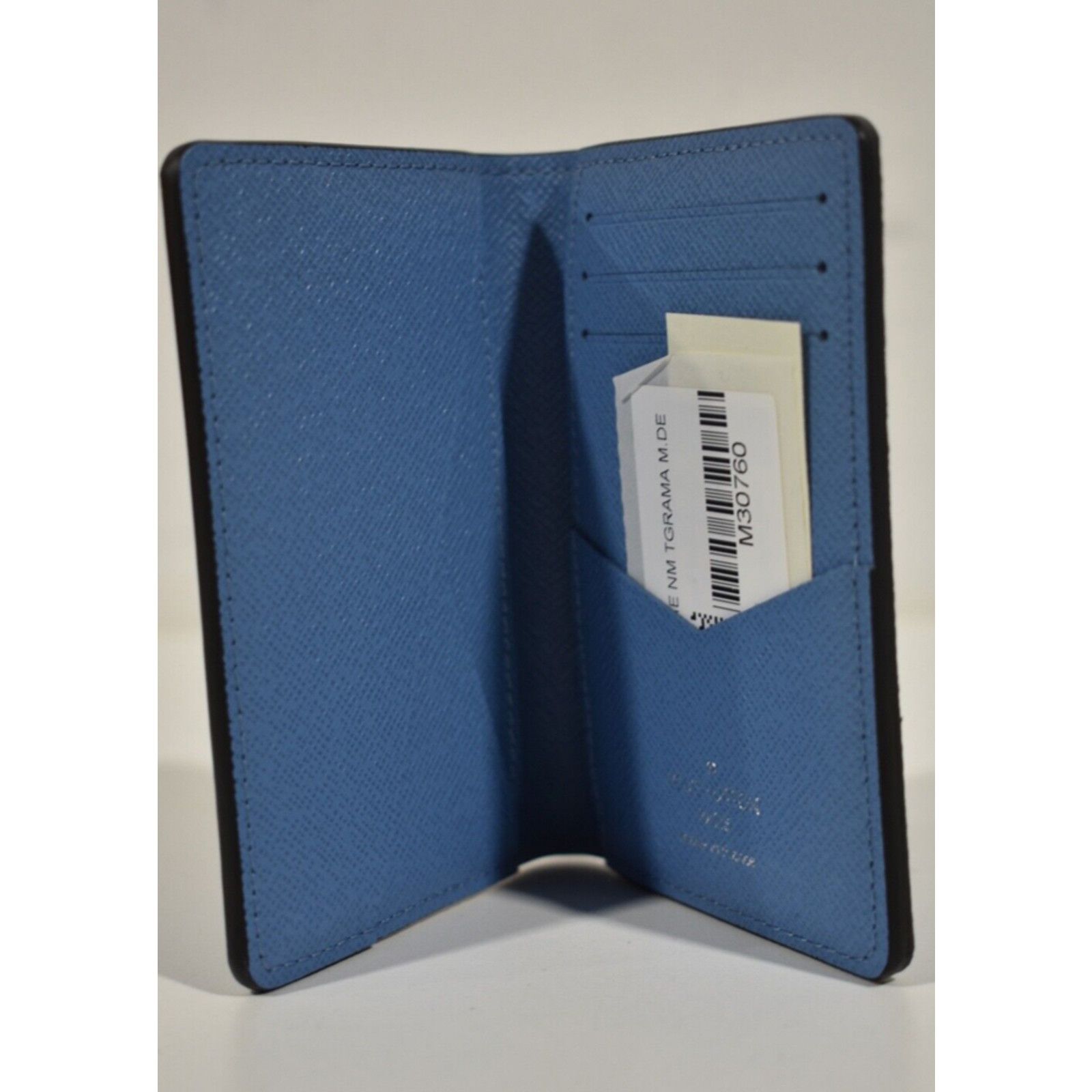 Louis Vuitton Louis Vuitton Blue Monogram Logo Pocket Organizer Wallet Size ONE SIZE - 9 Thumbnail