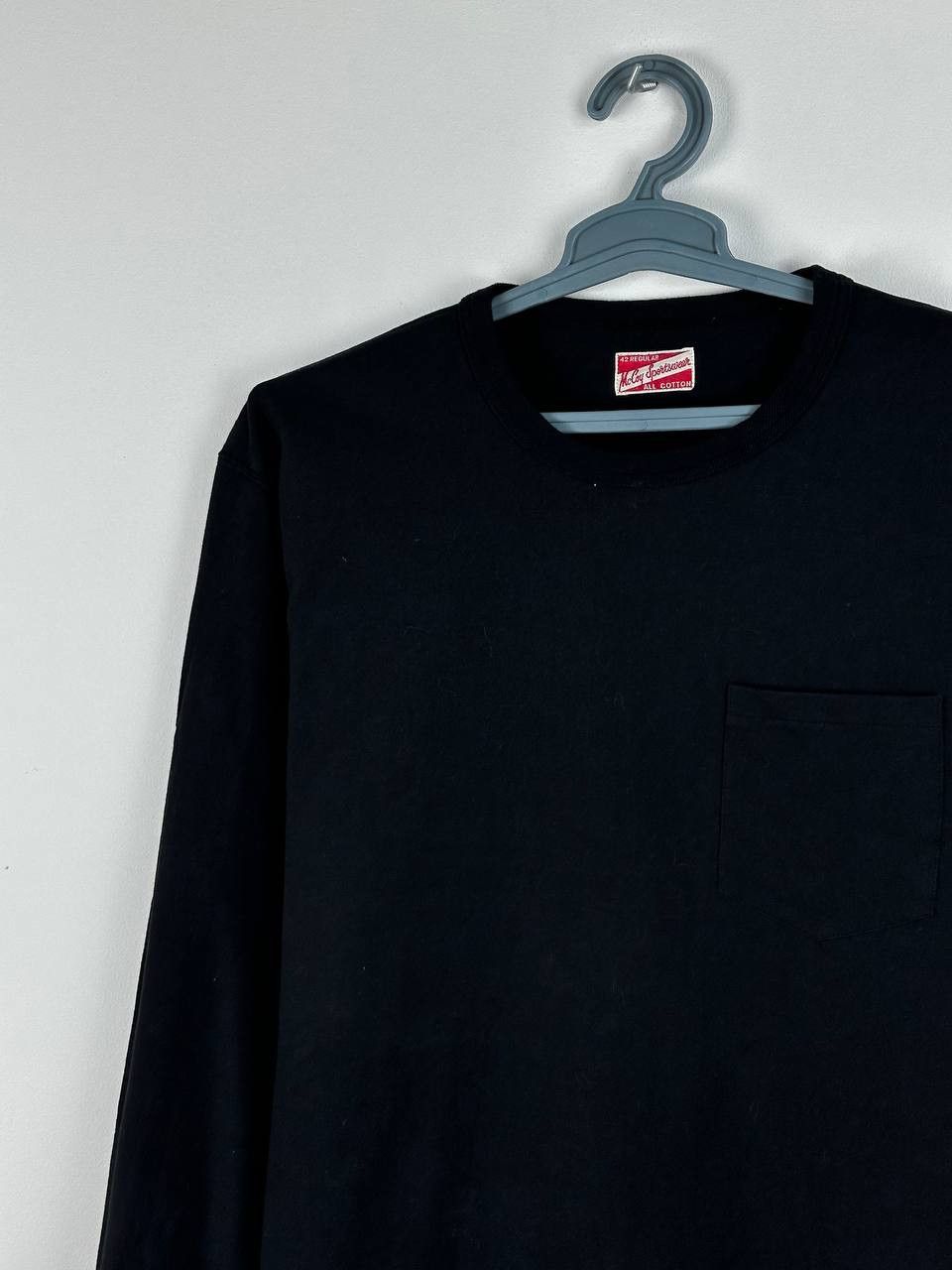 The Real McCoy's Real McCoys LS All Cotton Black Pocket T Shirt Size US L / EU 52-54 / 3 - 3 Thumbnail
