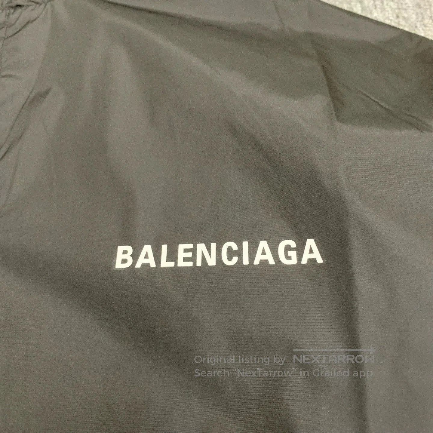 Balenciaga Balenciaga Black Nylon Jacket S. Size US S / EU 44-46 / 1 - 6 Thumbnail
