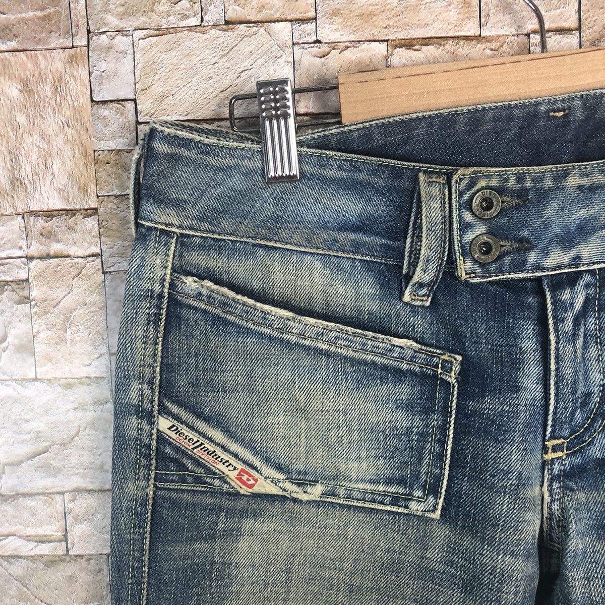 Diesel Diesel made in italy faded Blue ripped Denim Pants #A62 Size 28" / US 6 / IT 42 - 7 Thumbnail