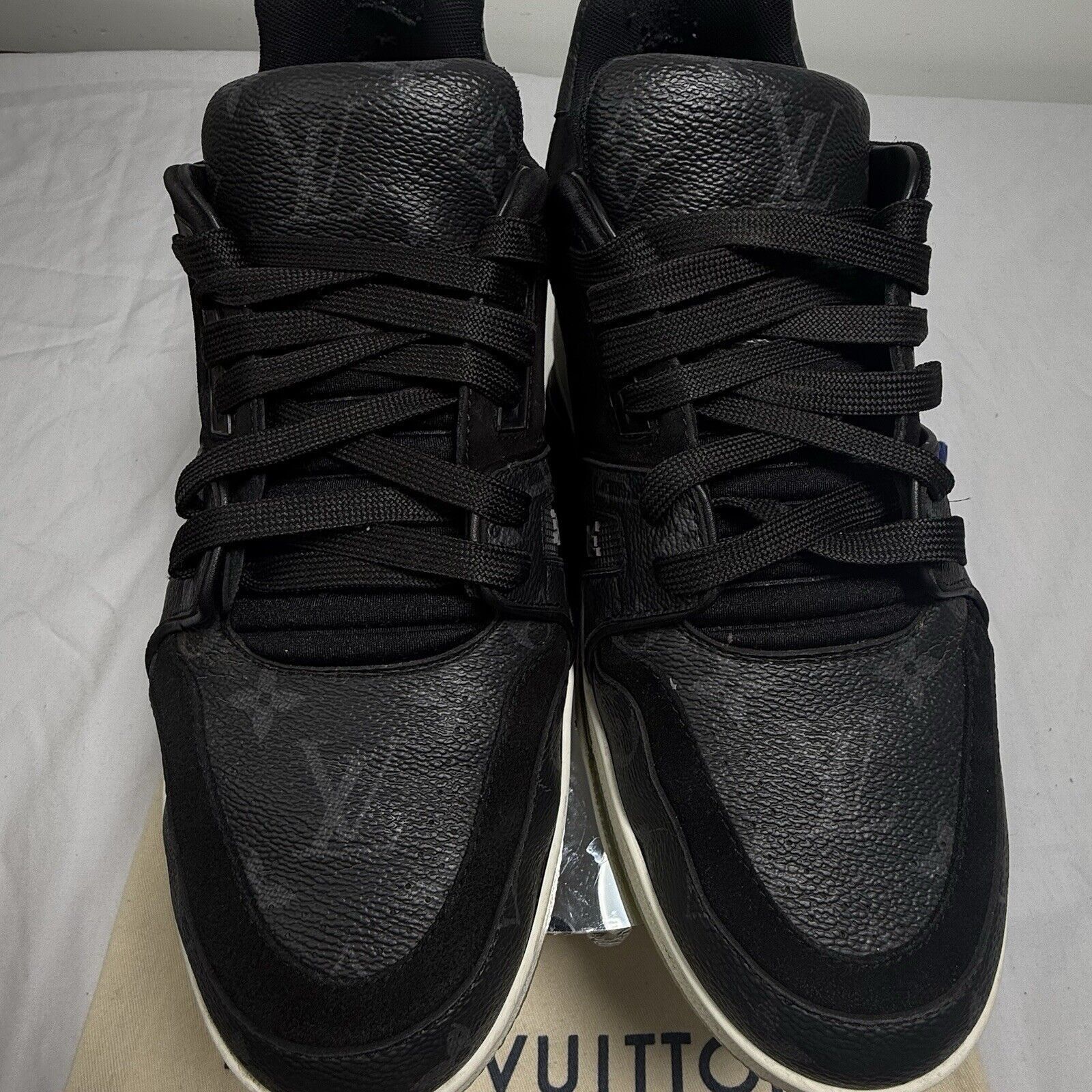 Louis Vuitton Louis Vuitton LV Trainer Low 'Black Monogram' Sneakers 9 US Size US 9 / EU 42 - 6 Thumbnail