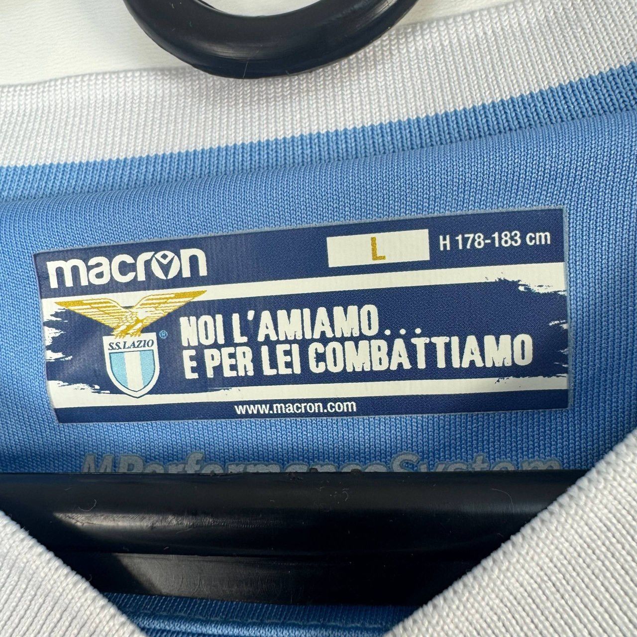 Other SS Lazio Home Jersey Macron 2020/21 Sky Blue Shirt Size L Size US L / EU 52-54 / 3 - 4 Thumbnail