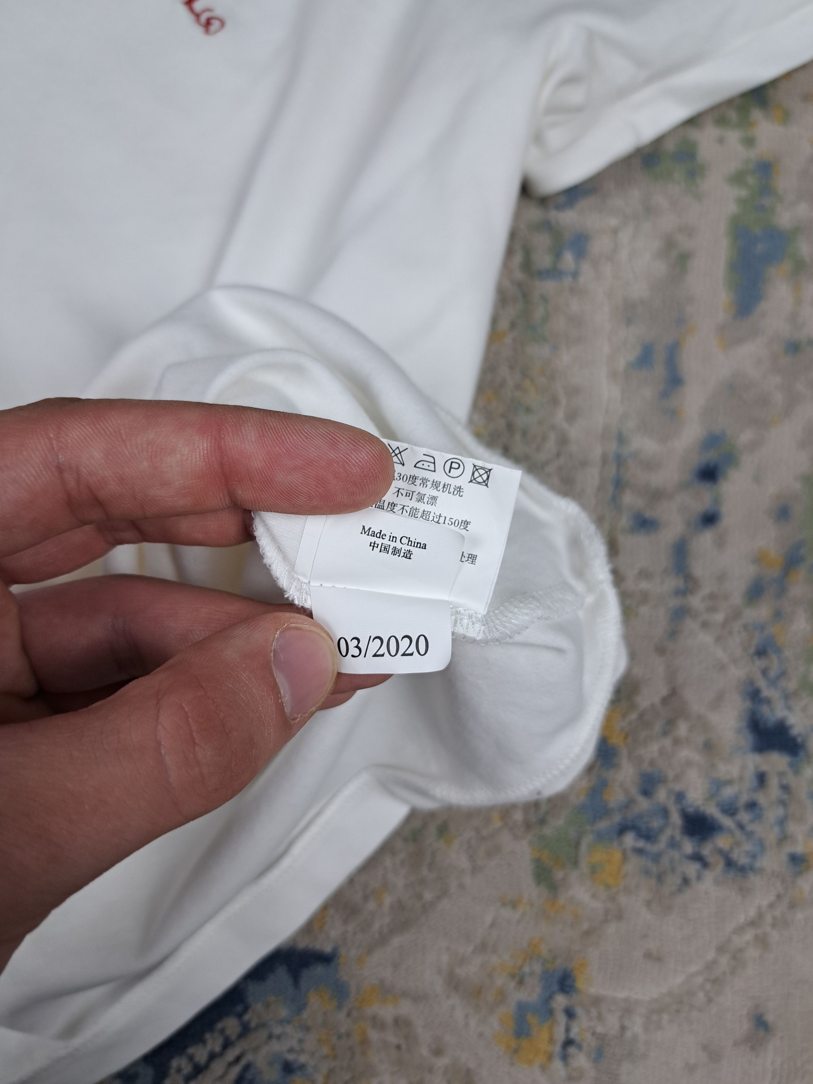 Dior Christian Dior D Uniforms Staff Cloth Embroidered Heart Tee Size M / US 6-8 / IT 42-44 - 5 Thumbnail