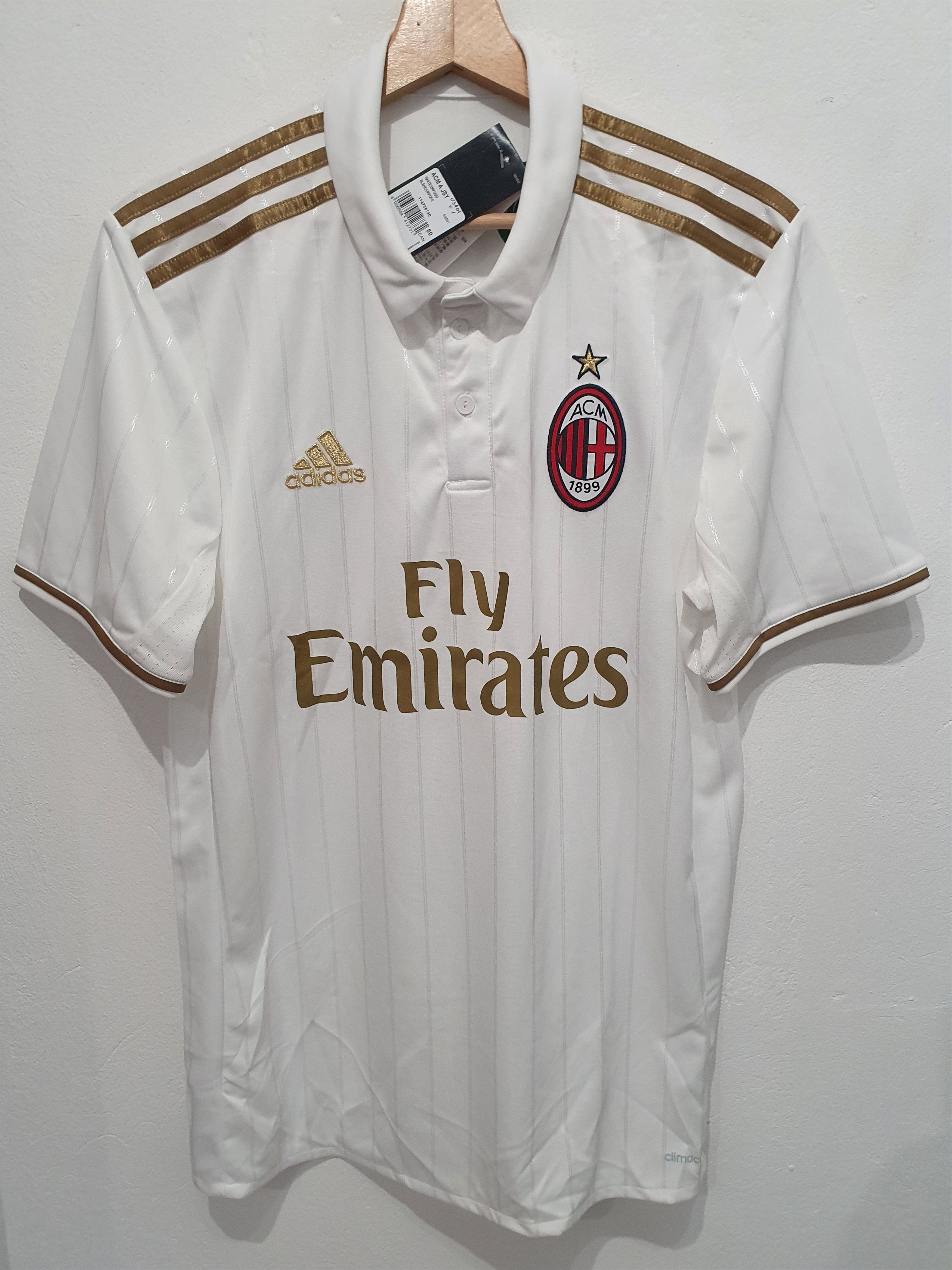 ADIDAS AC MILAN SIZE M NEW 2016 2017 SHIRT JERSEY SOCCER