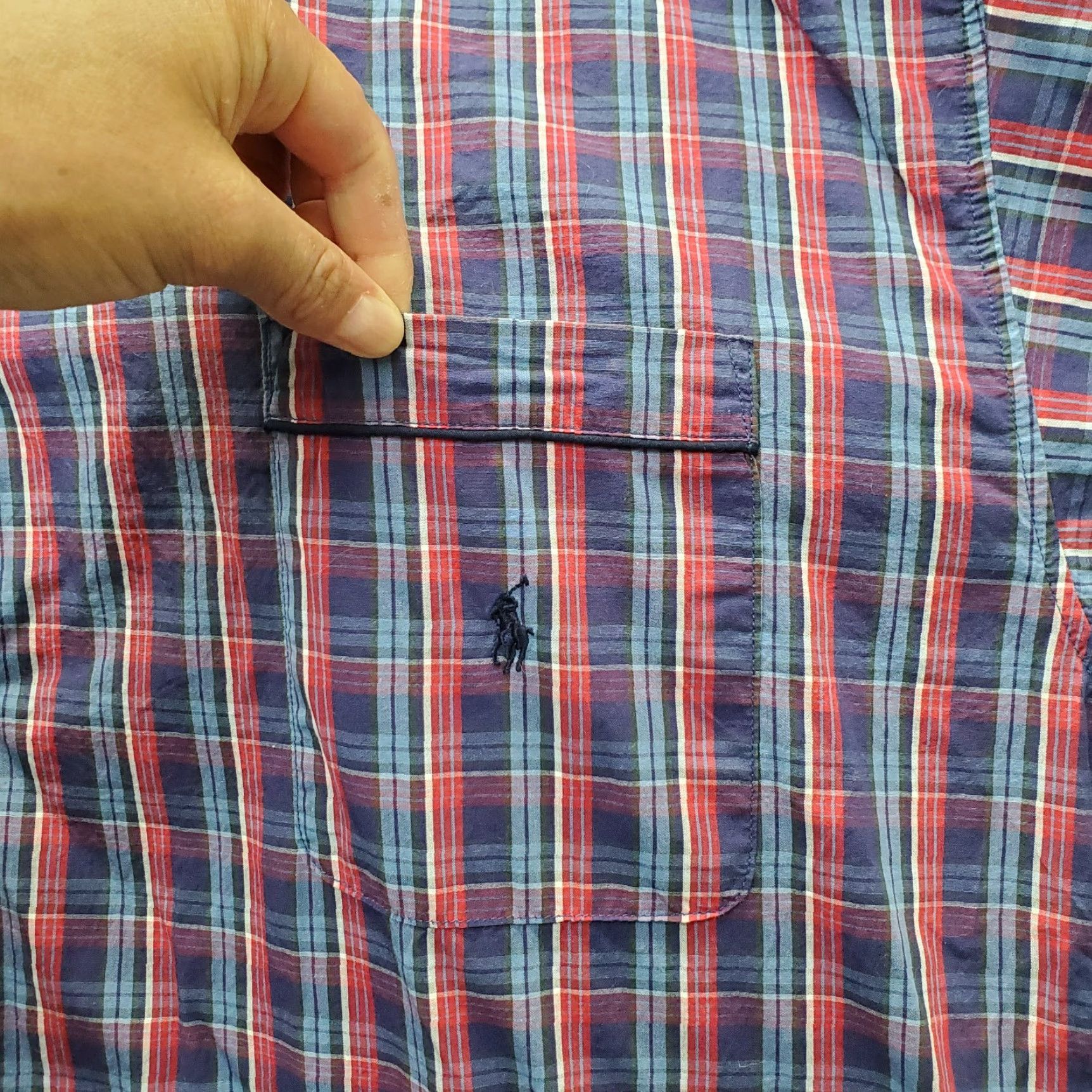 Polo Ralph Lauren Polo Ralph Lauren Pajama Shirt Mens XL Multi Plaid Collared Button Down Size US XL / EU 56 / 4 - 5 Thumbnail
