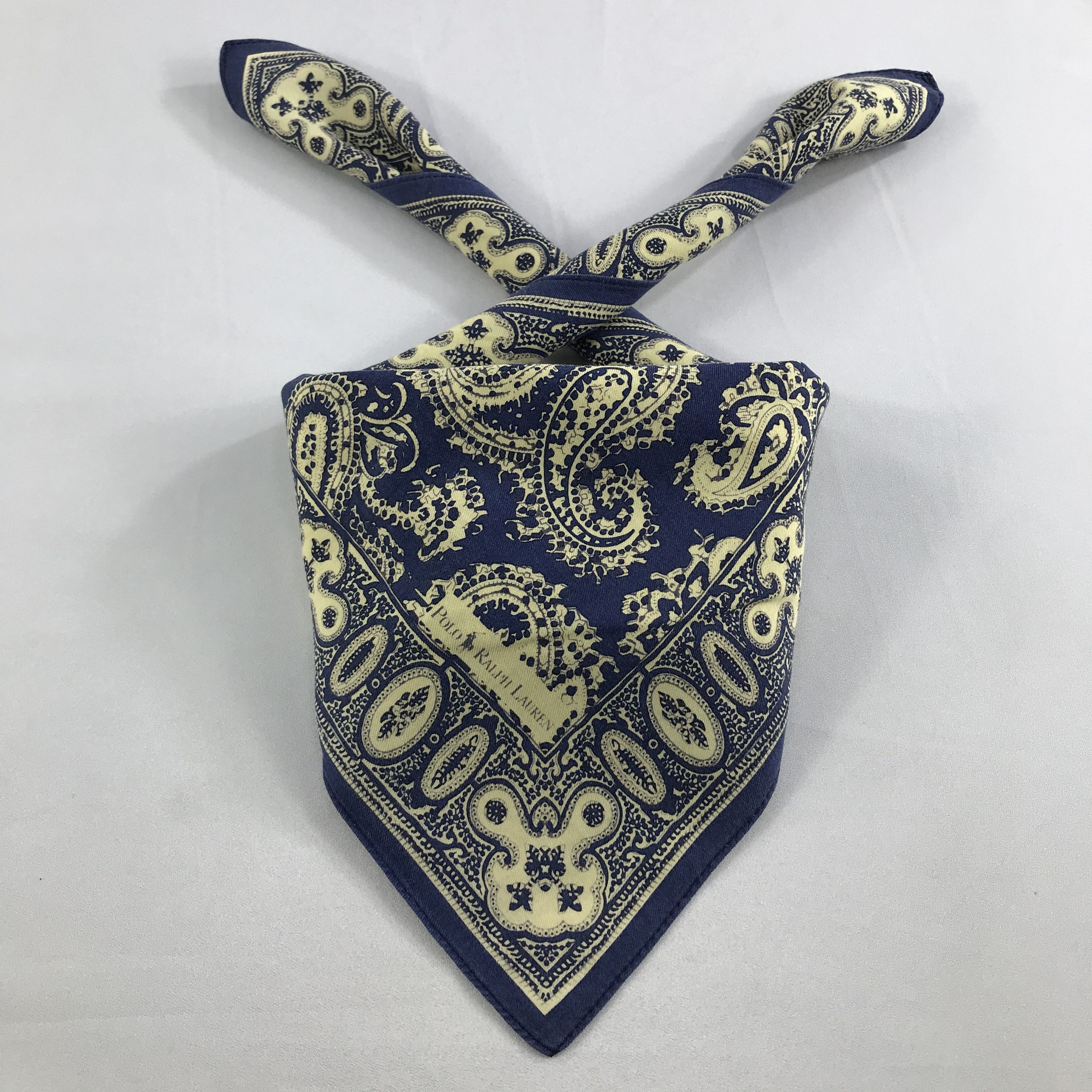 Polo Ralph Lauren × Vintage Polo Ralph Lauren Bandana / Handkerchief /Neckerchief -S2640 Size ONE SIZE - 3 Thumbnail