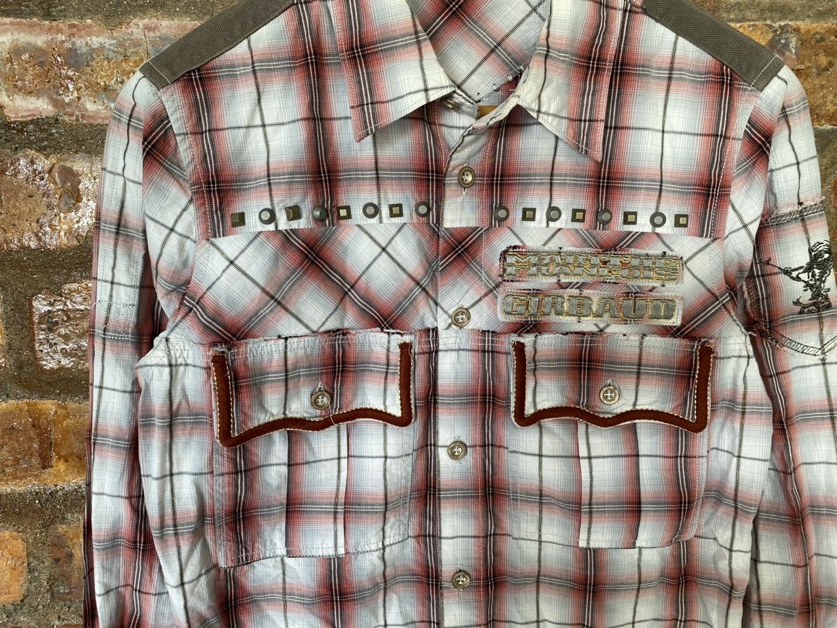 Marithe + Francois Girbaud 🔥🔥2000s MFG studs Shadow logo flannel Size US S / EU 44-46 / 1 - 5 Thumbnail