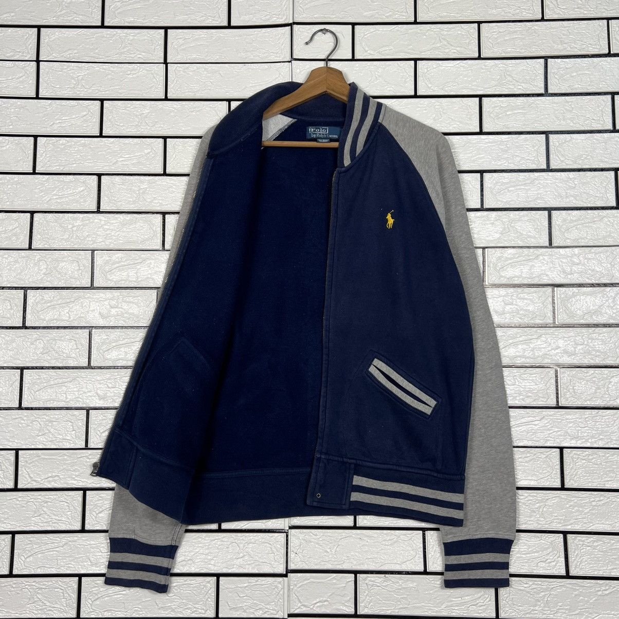Polo Ralph Lauren Vintage POLO RALPH LAUREN Bomber Sweater Jacket #3985-C181 Size US M / EU 48-50 / 2 - 9 Thumbnail