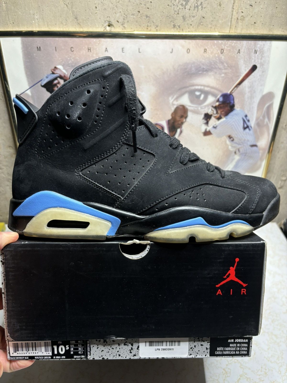 Jordan Brand Jordan Retro 6 ‘unc’ Size US 10.5 / EU 43-44 - 1 Thumbnail