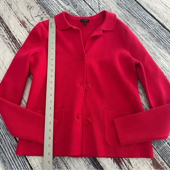 Talbots Talbots Hot Pink Knit Blazer Size XS / US 0-2 / IT 36-38 - 7 Thumbnail