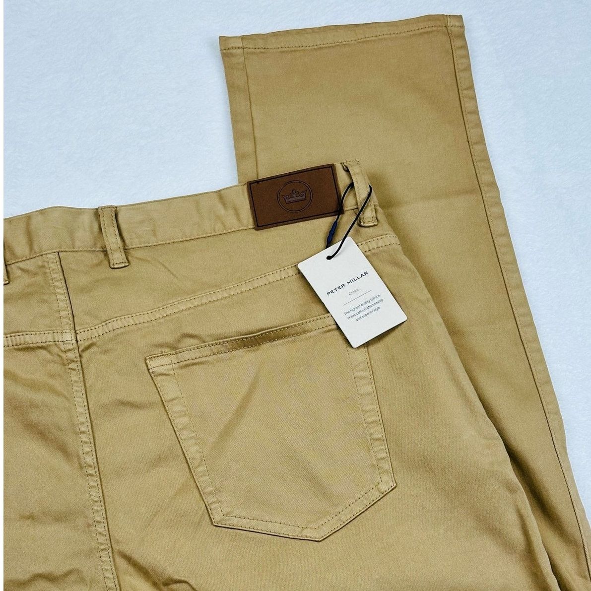 Peter Millar Peter Millar Men’s Crown Khaki Modal Golf Pants 35 W (35x33) Size US 35 - 12 Thumbnail