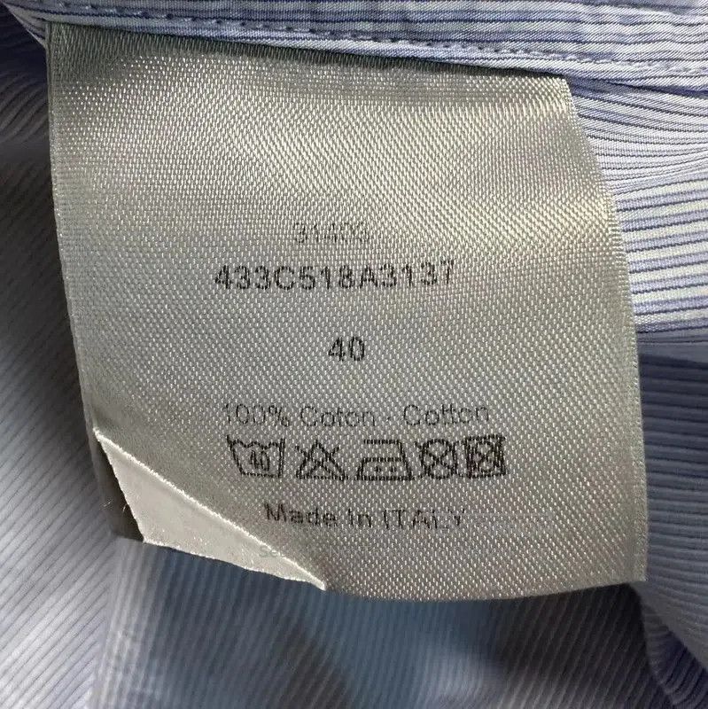 Dior Dior Men's Long Sleeve Shirt in Light Blue . Size US XL / EU 56 / 4 - 3 Thumbnail