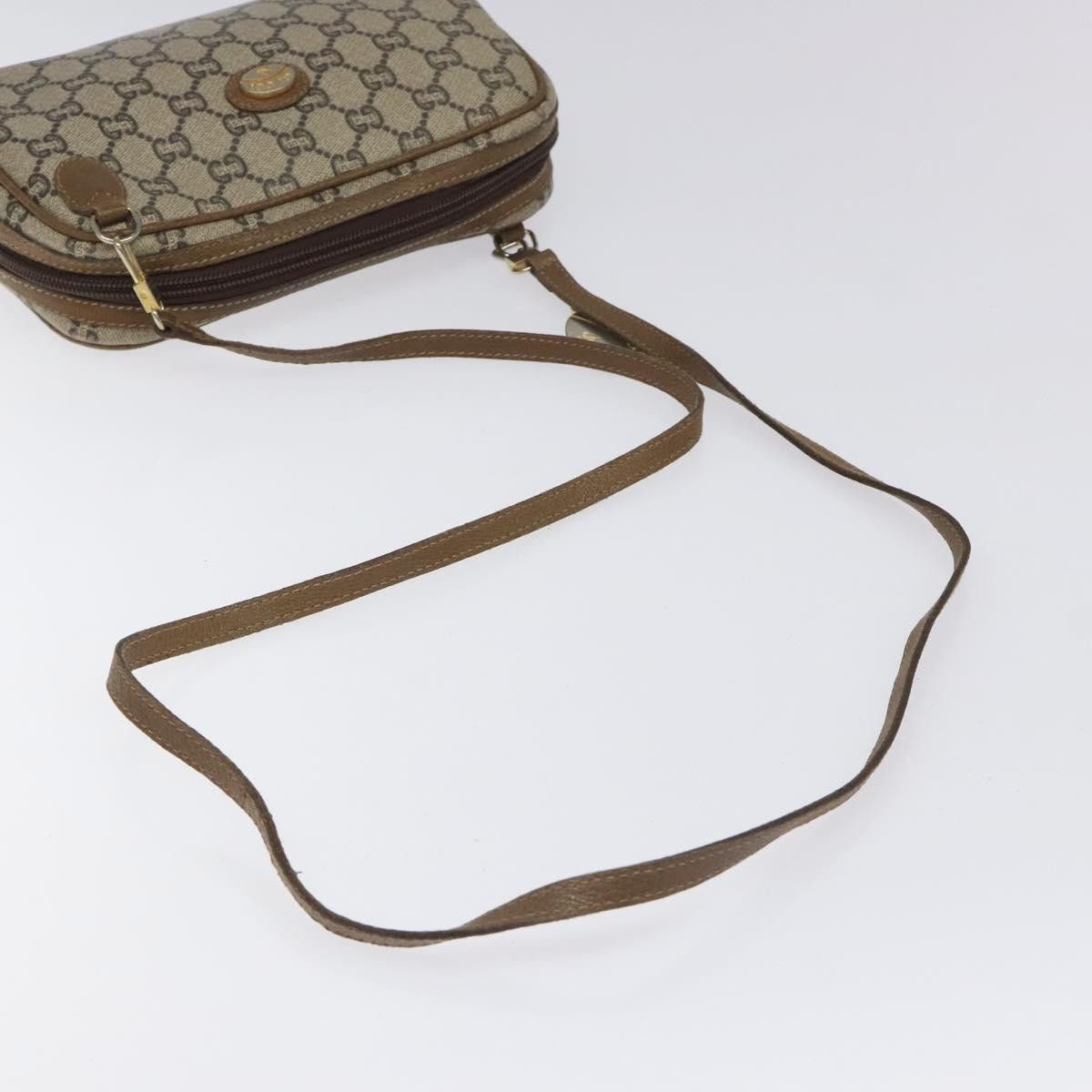 Gucci GUCCI GG Plus Supreme Shoulder Bag Pvc Leather Beige Size ONE SIZE - 7 Thumbnail