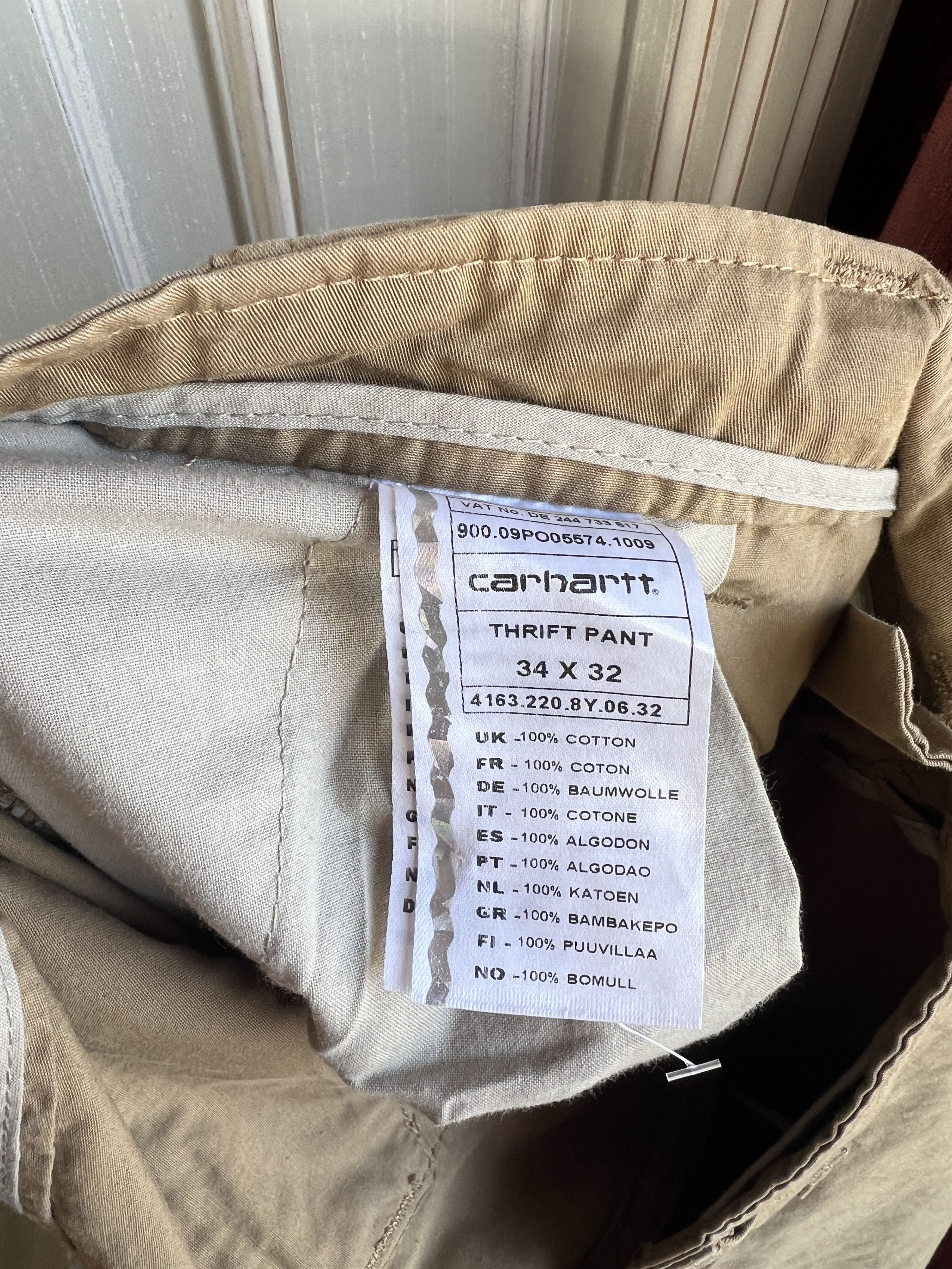Carhartt CARHARTT THRIFT PANTS CARGO Size US 34 / EU 50 - 9 Thumbnail