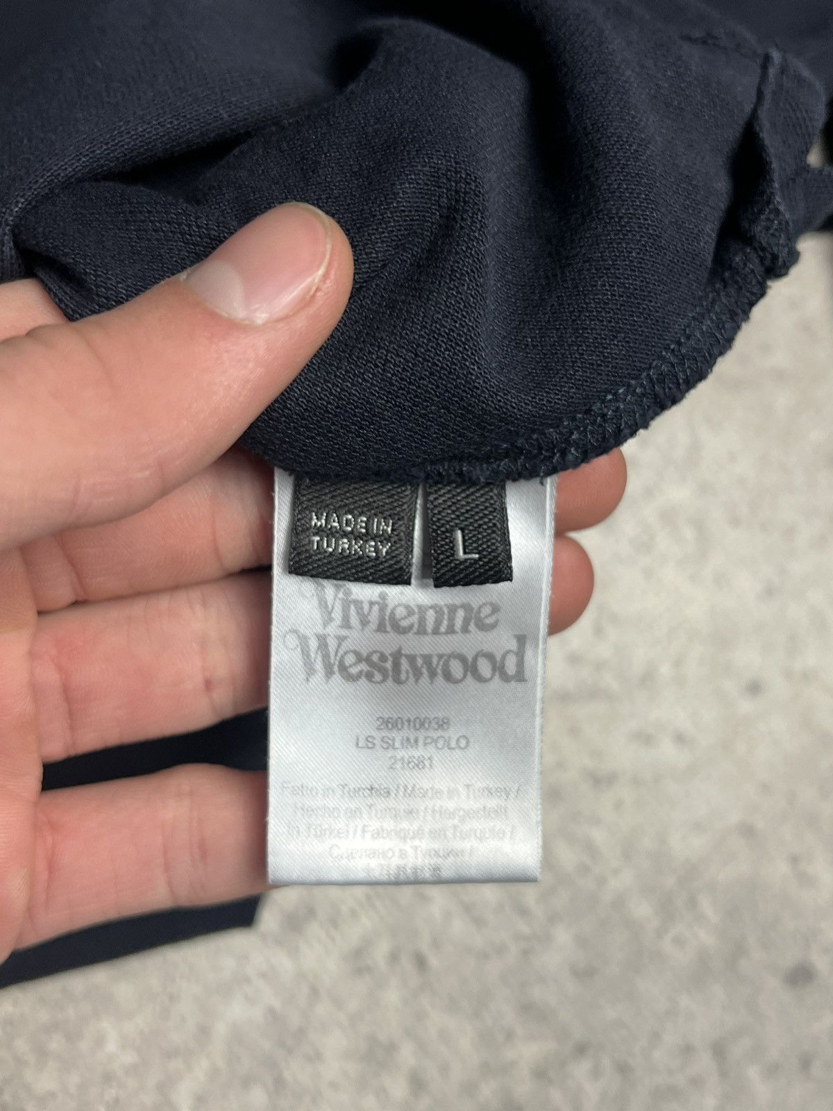 Vivienne Westwood Vivienne Westwood Long Sleeve Polo Shirt Size US L / EU 52-54 / 3 - 9 Thumbnail