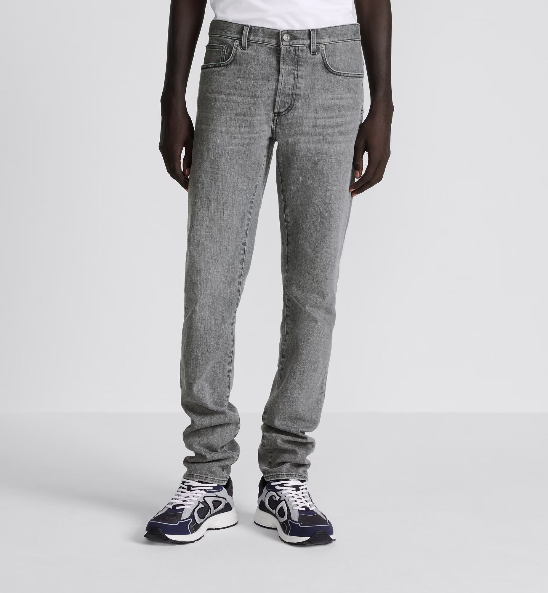o1w1db10324 Slim Fit Jeans in Gray