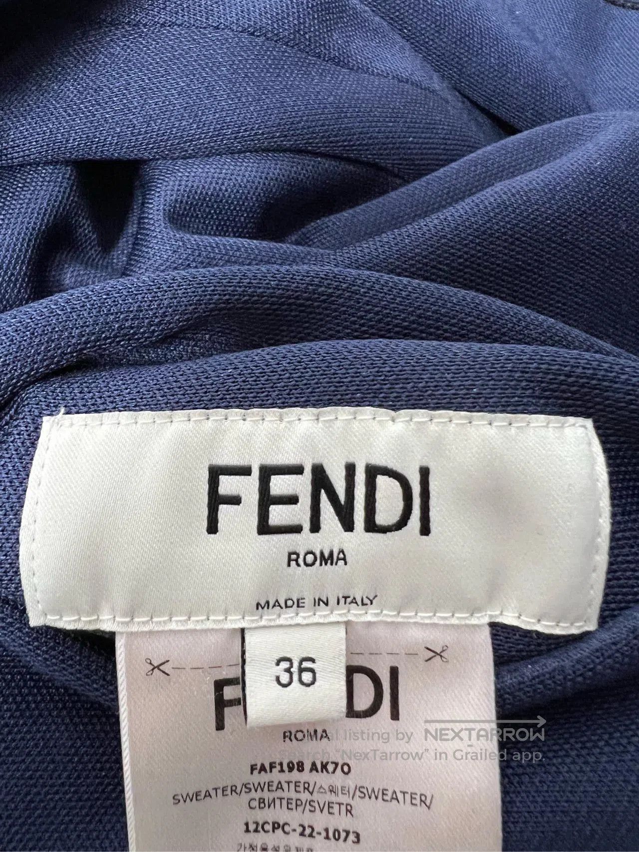 Fendi FENDI Monogram Full Logo Reversible Jacket. Size XS / US 0-2 / IT 36-38 - 5 Thumbnail