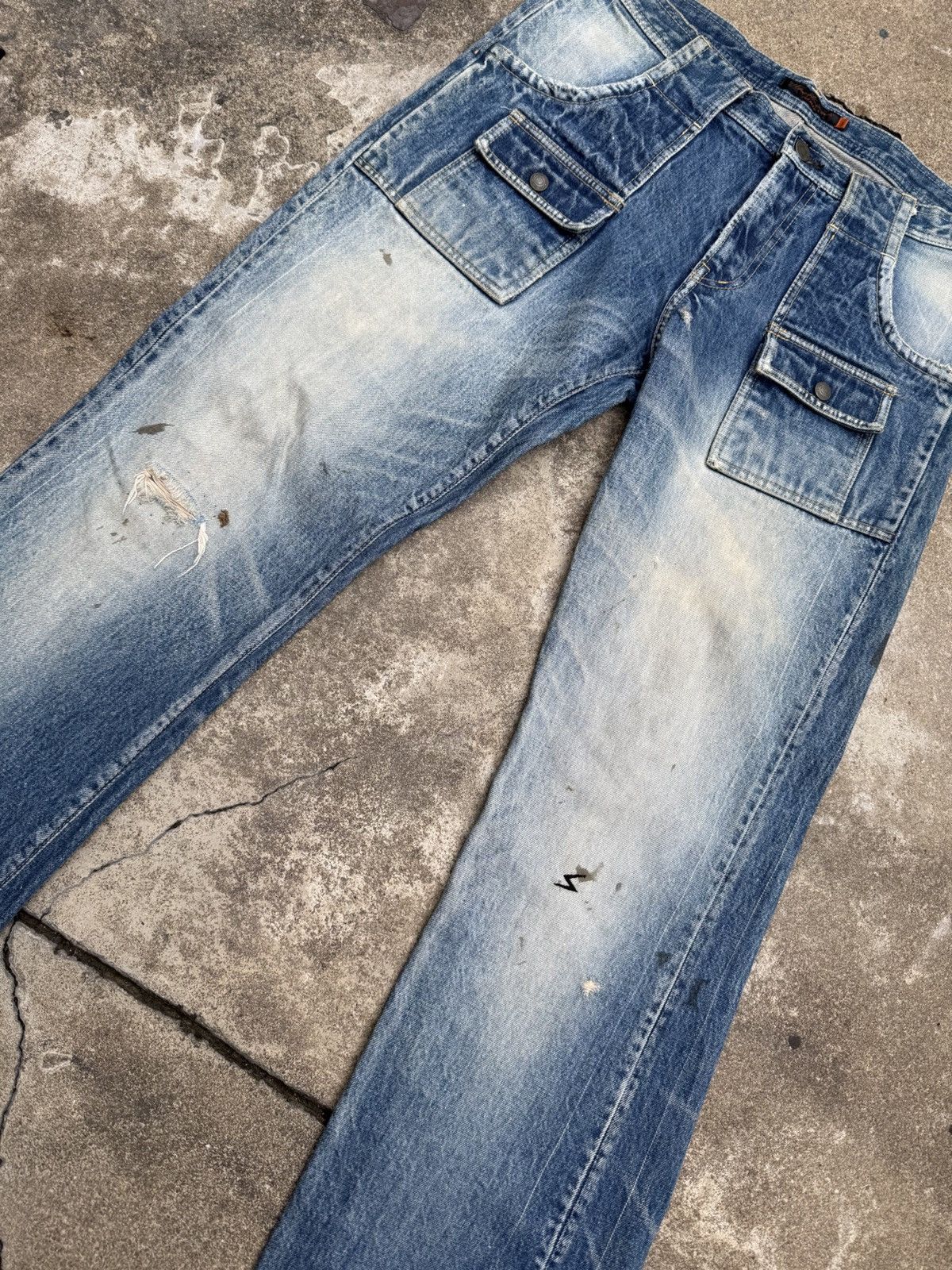 Undercover SS06 "T" Flared Chuuut! Denim Size US 32 / EU 48 - 2 Thumbnail