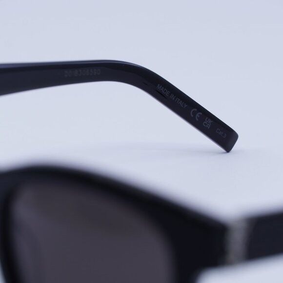 Saint Laurent Paris 🕶️ New Saint Laurent SLM124 001 Sunglasses - Black Frame Size ONE SIZE - 9 Thumbnail