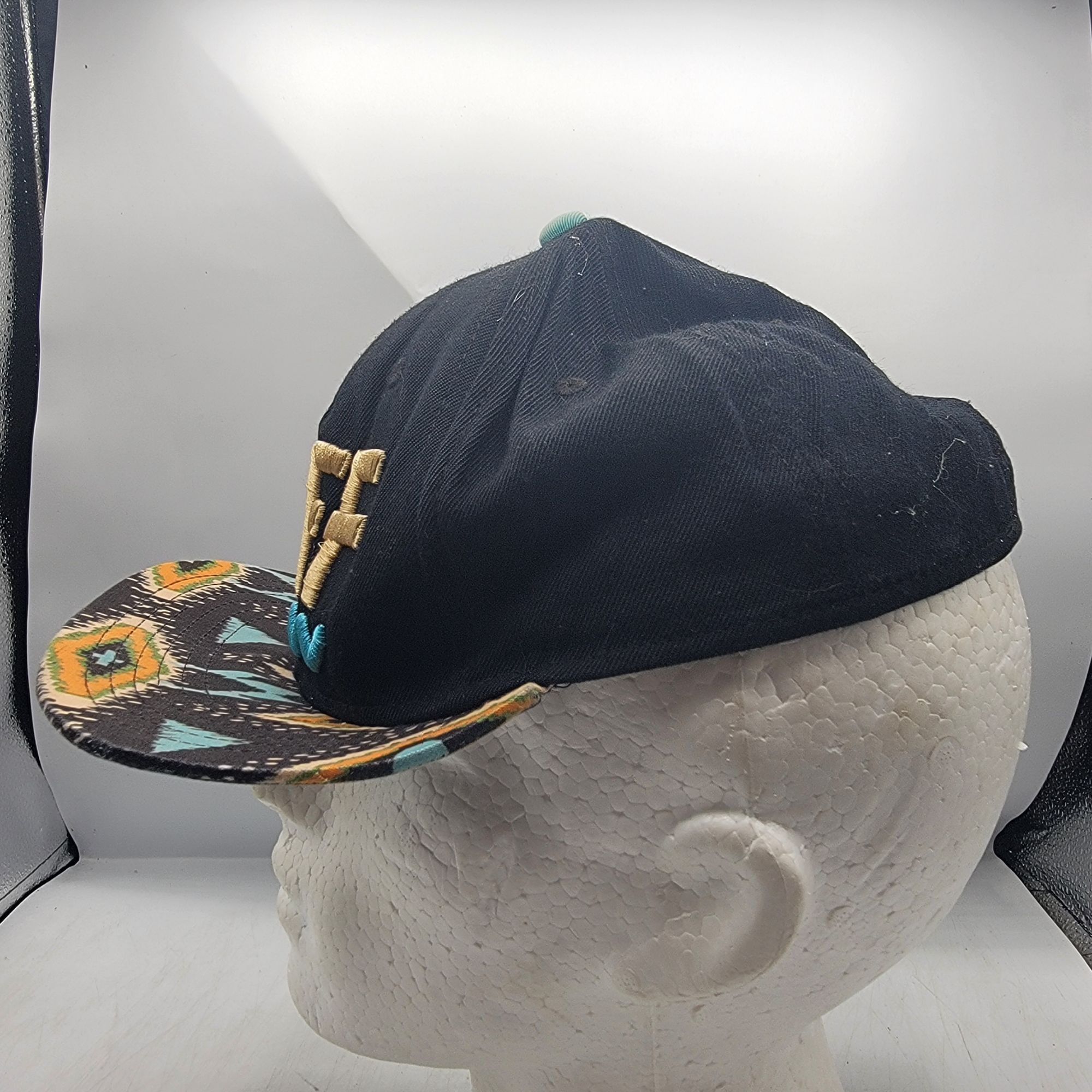 NEFF Neff Adults Multicolor Snapback Cap Tribal Print Brim Casual Size ONE SIZE - 2 Thumbnail
