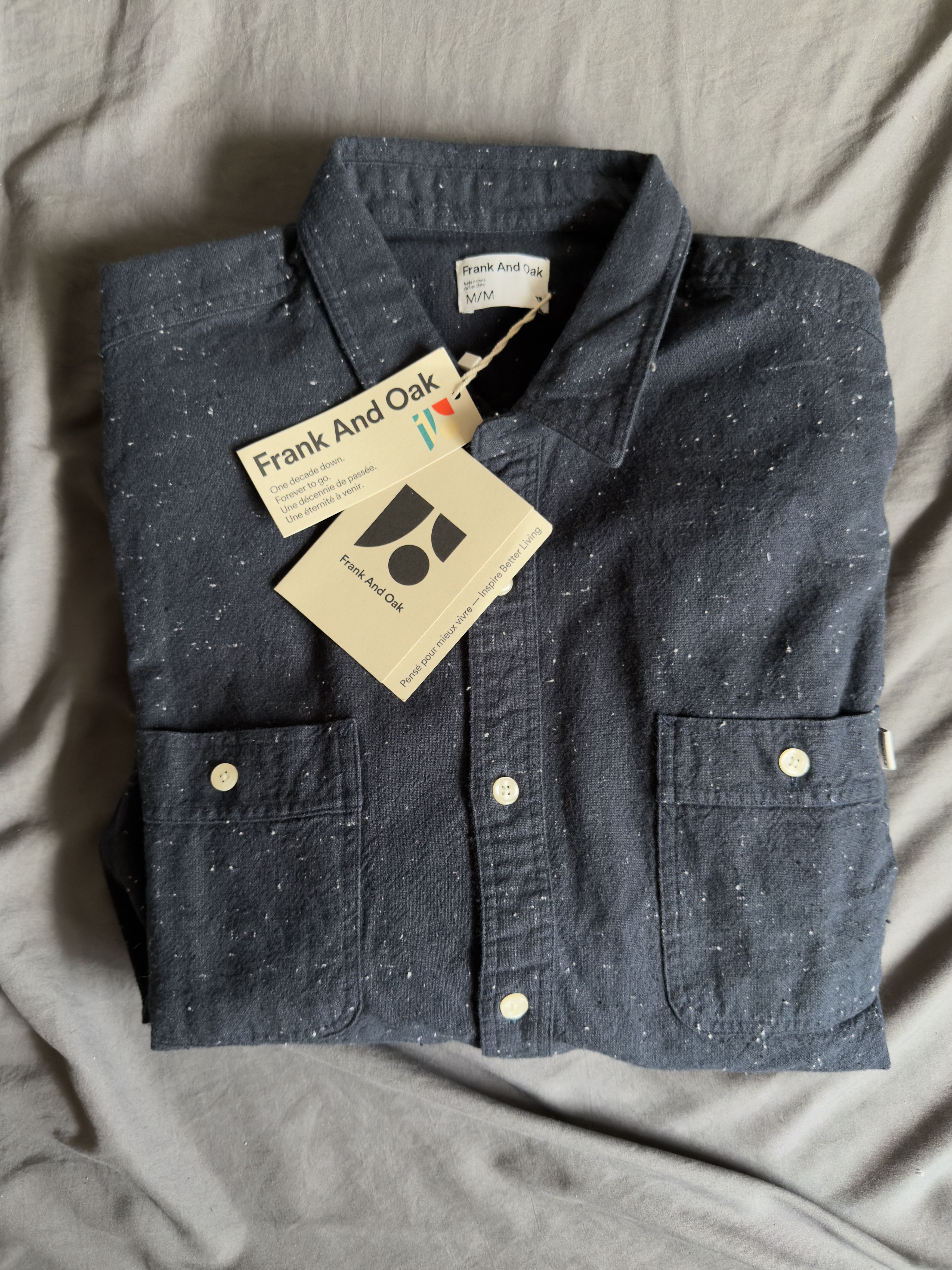 Frank & Oak Frank & Oak Donegal The Nepped Shirt medium $89.50 Size US M / EU 48-50 / 2 - 5 Thumbnail