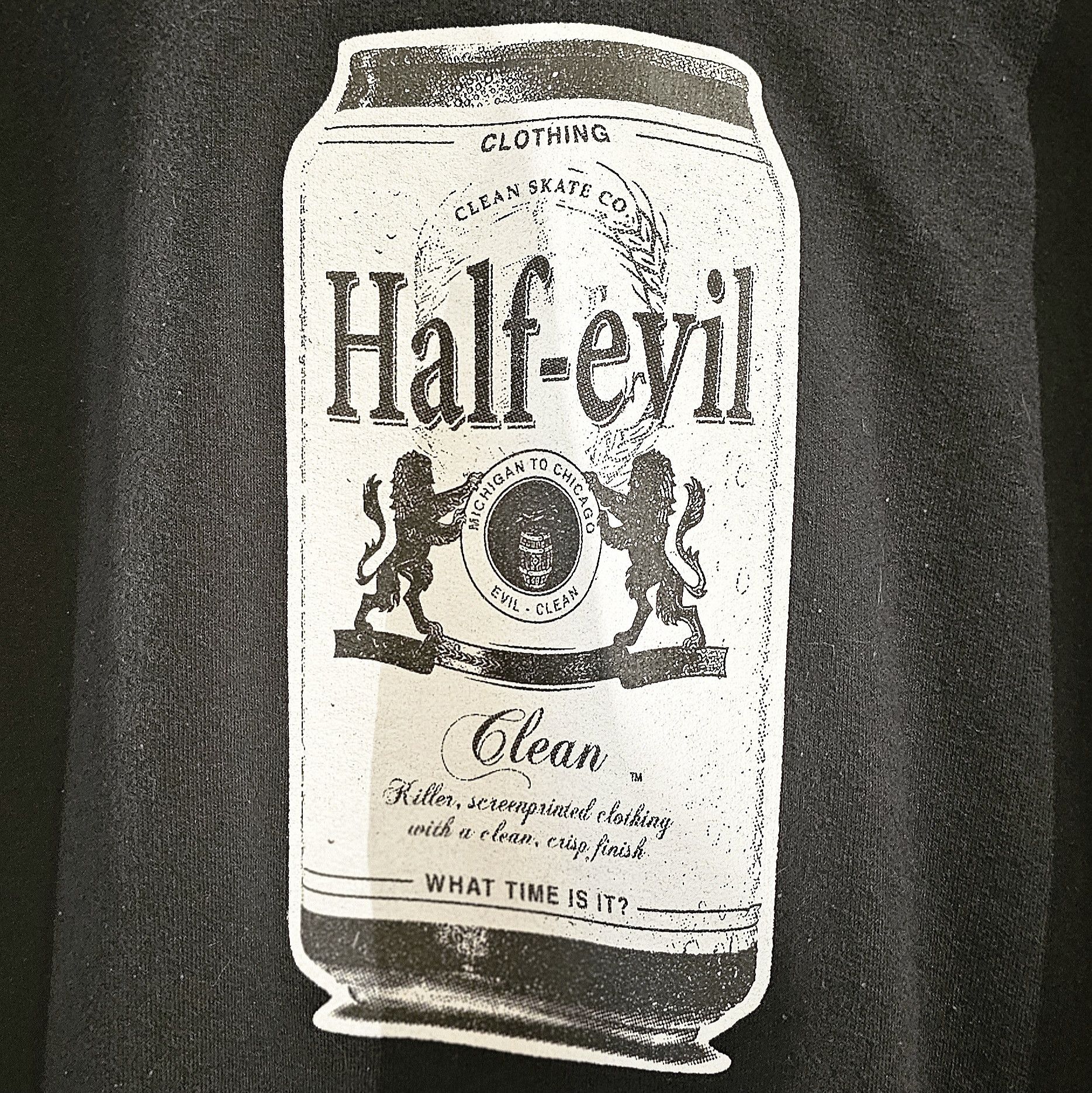 Half Evil Half Evil x Clean Skate Co. Modelo Hoodie Size US XL / EU 56 / 4 - 4 Thumbnail