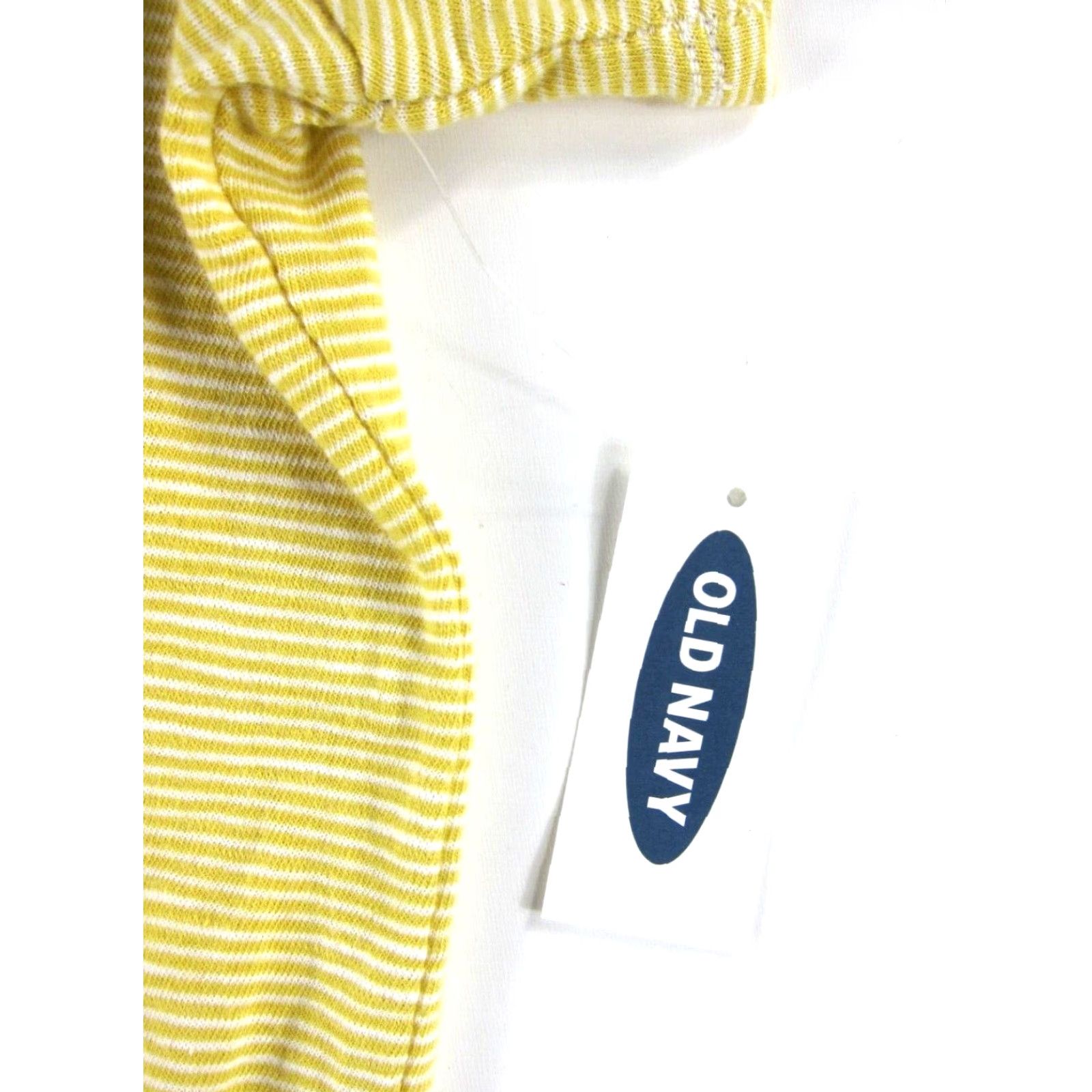 Old Navy NWT Old Navy Yellow White Stripe Cotton Jersey Short Sleeve Sheath Dress Medium Size M / US 6-8 / IT 42-44 - 7 Thumbnail