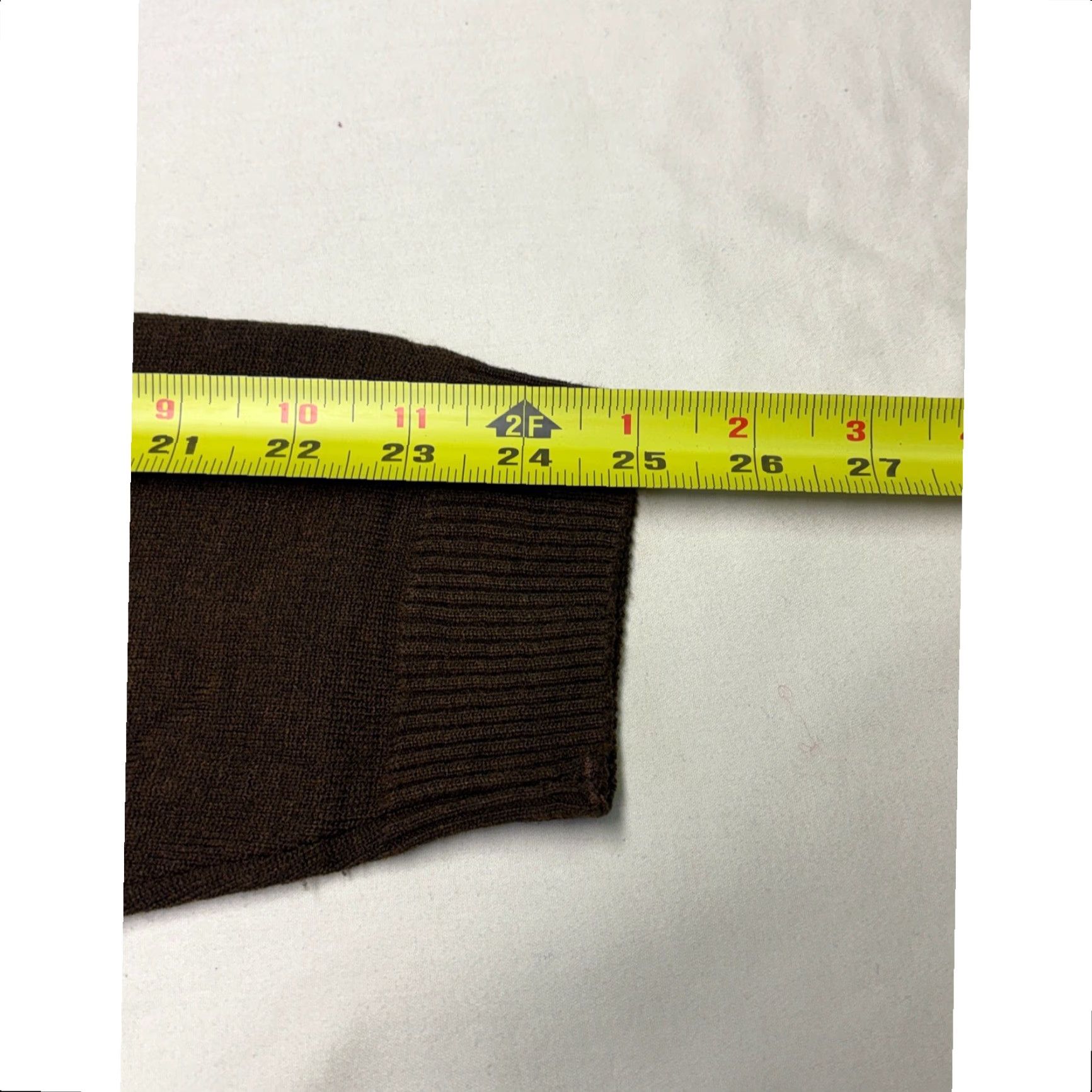 Vintage Oswal Sudhir Knit Wool Blend Long Sleeve Polo Sweater Men Size L Brown Collar Pocket Pullover Regular Fit Mens Size US L / EU 52-54 / 3 - 7 Thumbnail