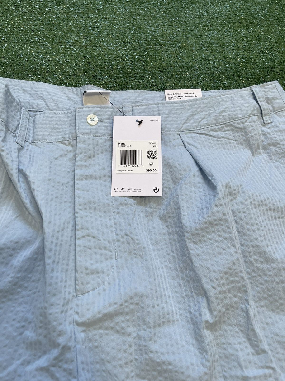 Nike Nike Life Seersucker 6" Golf Shorts Pleated Men’s 38 Size US 38 / EU 54 - 2 Thumbnail