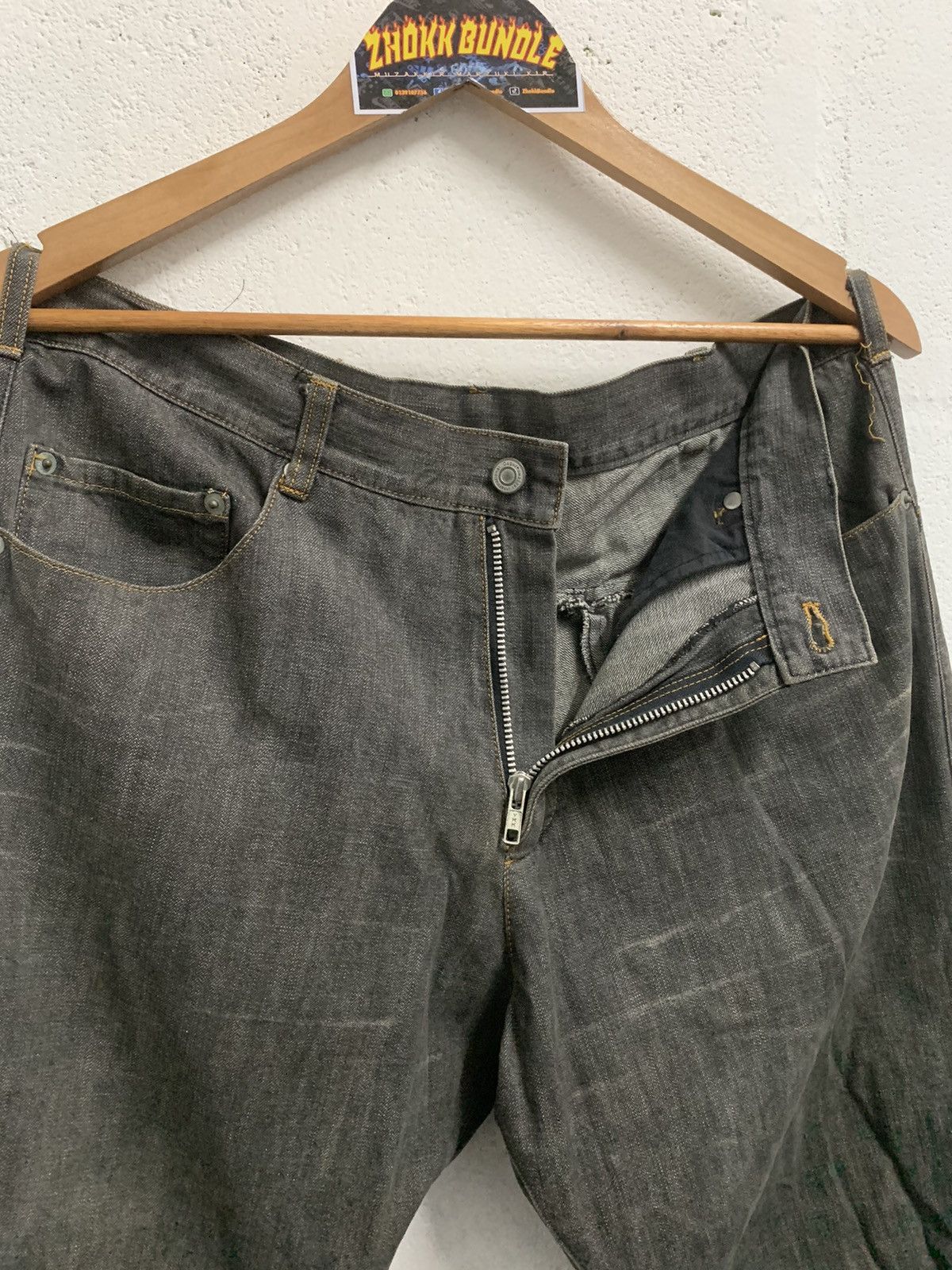 Japanese Brand × Swagger × Vintage Vintage Swagger Jeans Nice Design Size US 34 / EU 50 - 5 Thumbnail