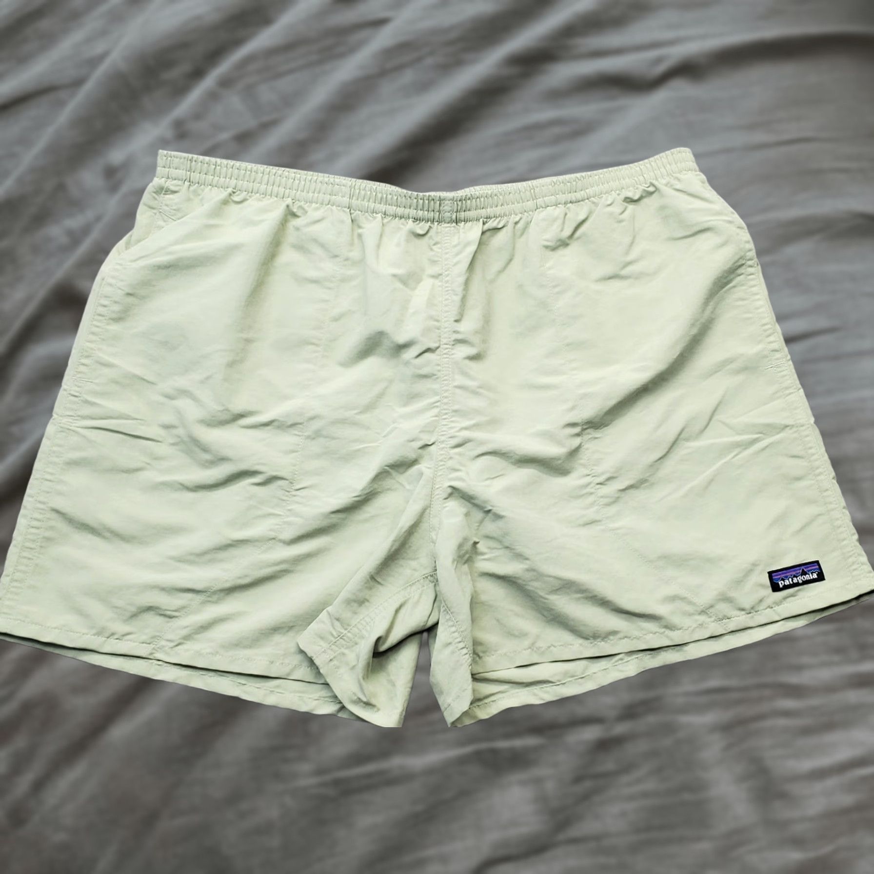Patagonia Patagonia Mens Trunks Swimwear Bottom 2XL Green Elastic Lined Stretch Beach Size US 39 - 1 Thumbnail