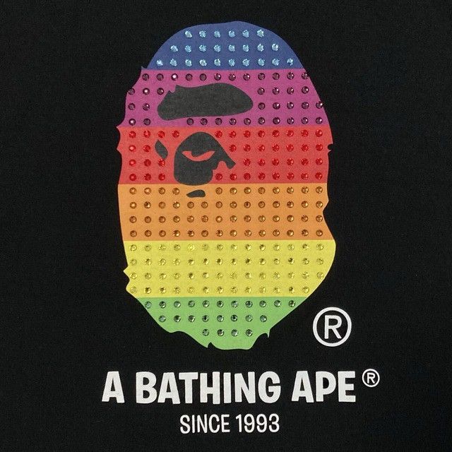 Bape × Swarovski Swarovski × BAPE APE HEAD logo T-shirt a bathing ape NIGO Size US S / EU 44-46 / 1 - 3 Thumbnail