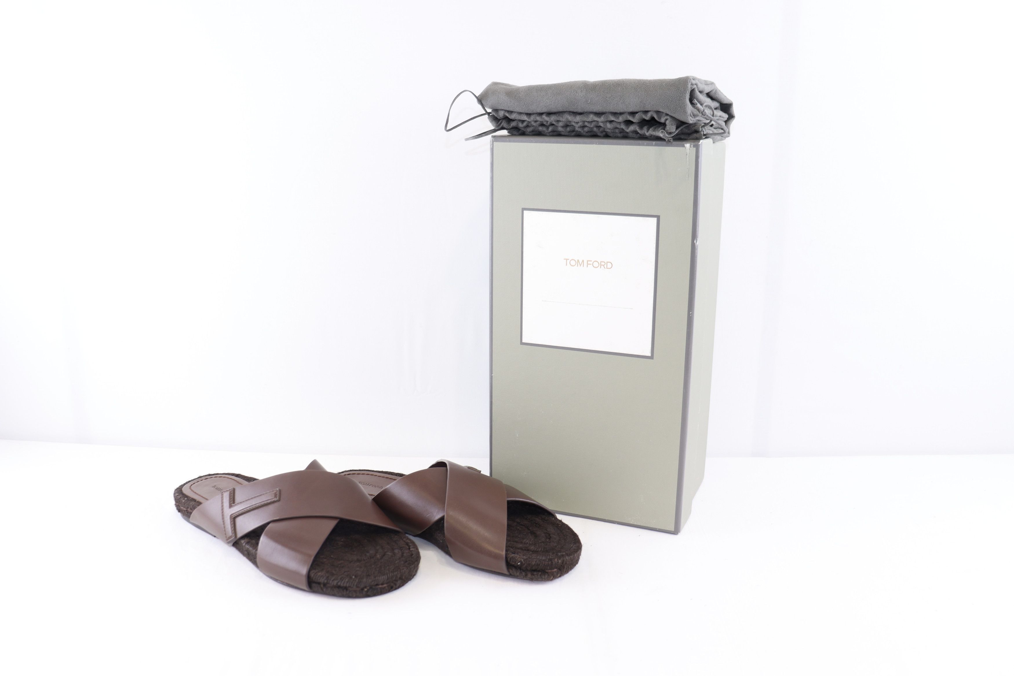 Tom Ford o1rshd1 Men's Shoes Informal Sandals in Brown Size US 8 / EU 41 - 12 Thumbnail