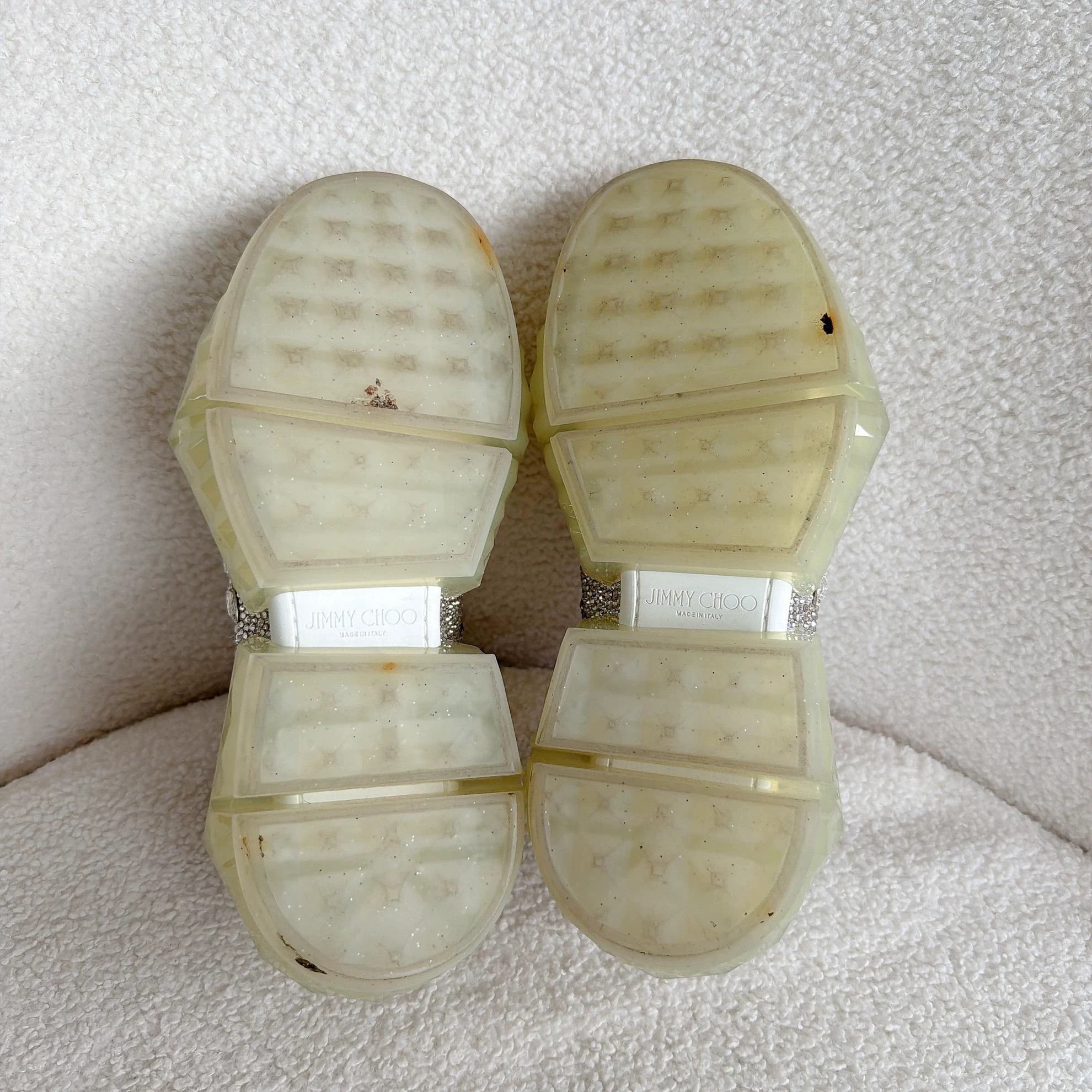 Jimmy Choo Jimmy Choo Crystal Paved Dad Sneakers 37 EU 6366 Size US 6.5 / IT 36.5 - 7 Thumbnail