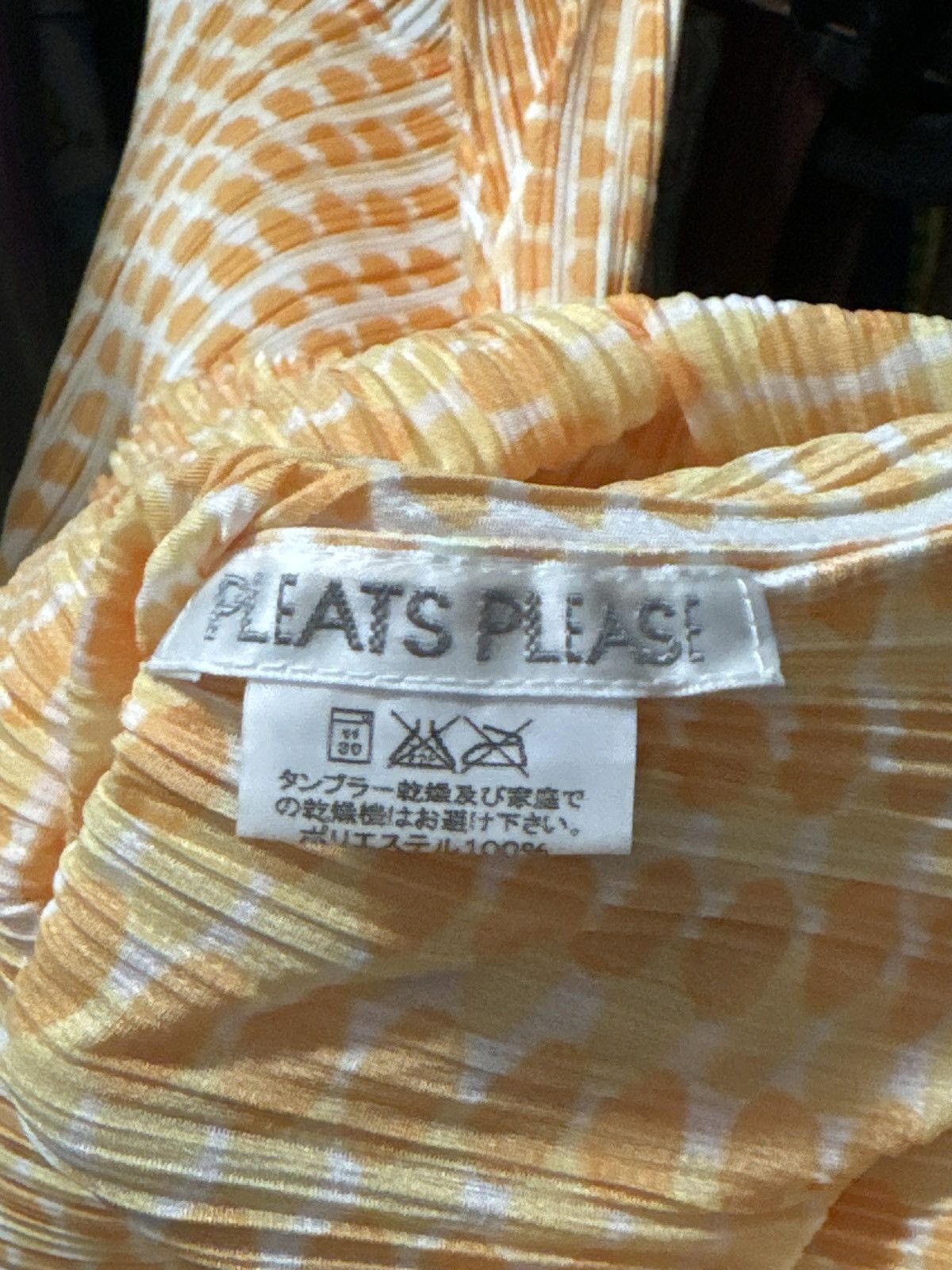Issey Miyake × Pleats Please Issey Miyake Pleats Please SS 2001 Yellow Dot Tanks Size M / US 6-8 / IT 42-44 - 6 Thumbnail